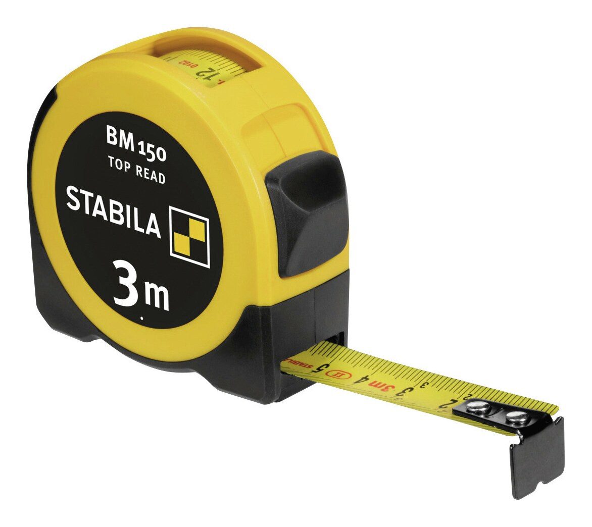 Stabila Rollbandmaß, Taschenbandmaß BM 150 3 m x 13 mm