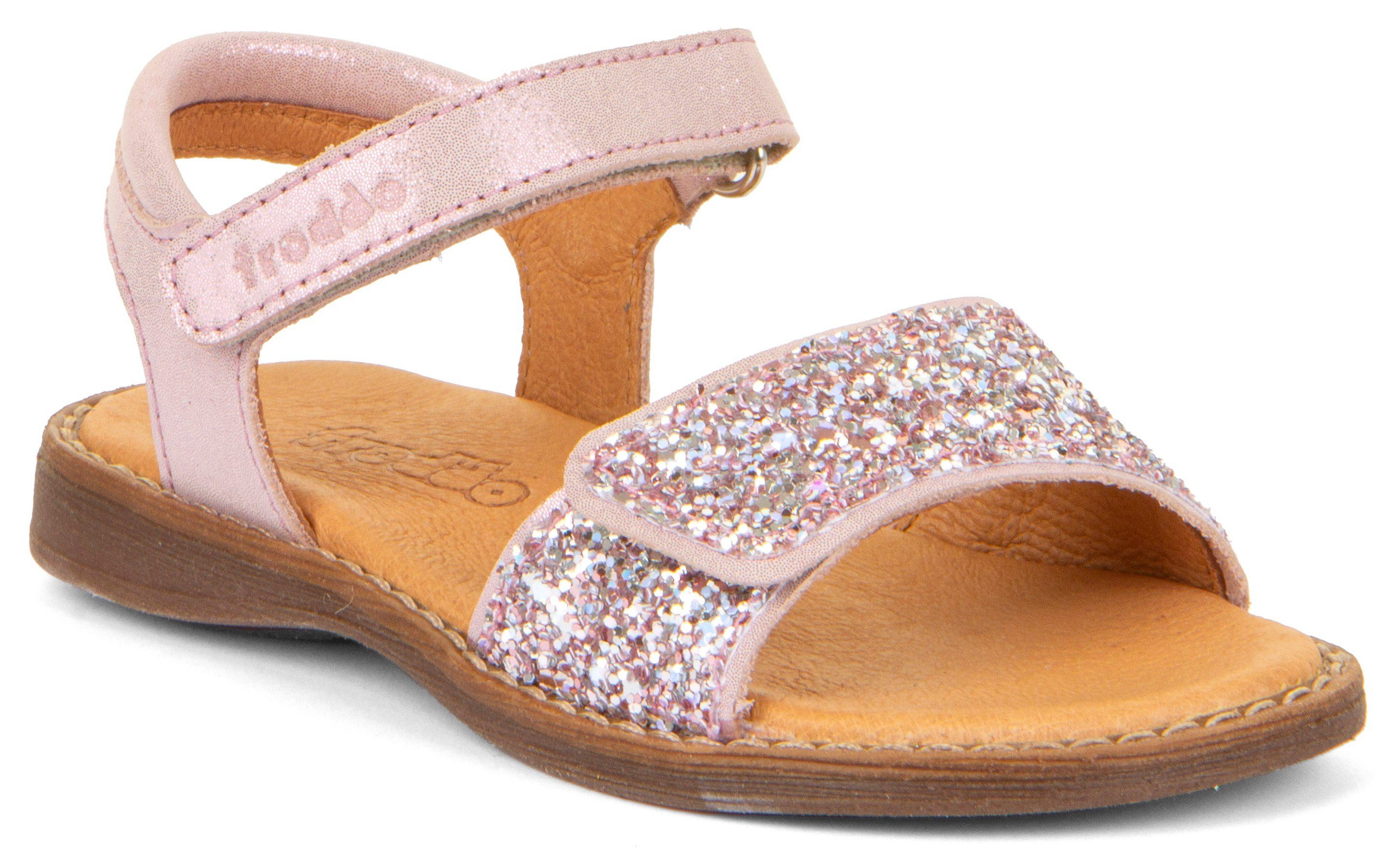 froddo® Lore Sparkle Sandale, Sommerschuh, Klettschuh, Sandalette, mit zwei Klettverschlüssen