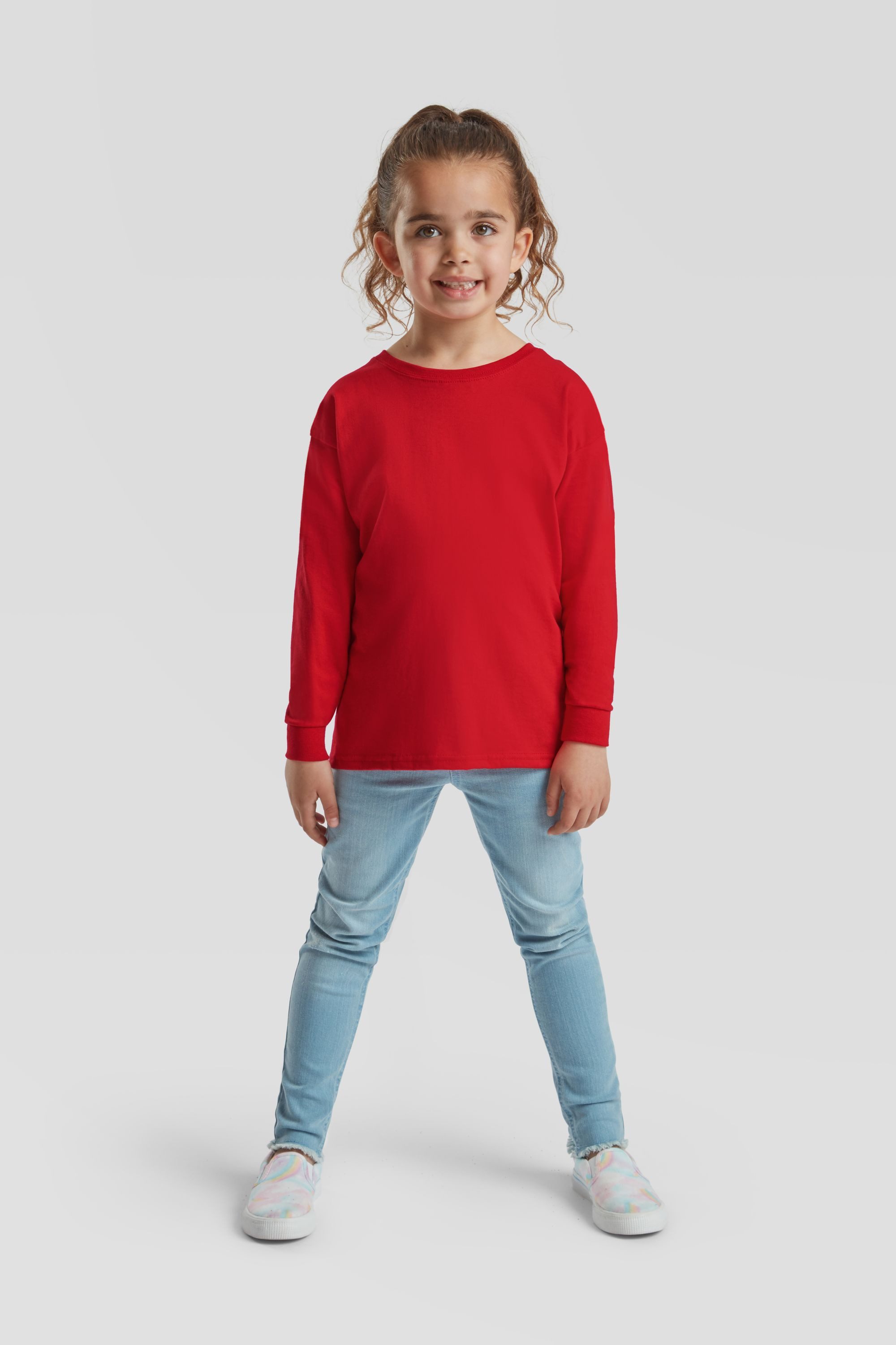 Fruit of the Loom Longsleeve Kids Valueweight Long Sleeve T-Shirt