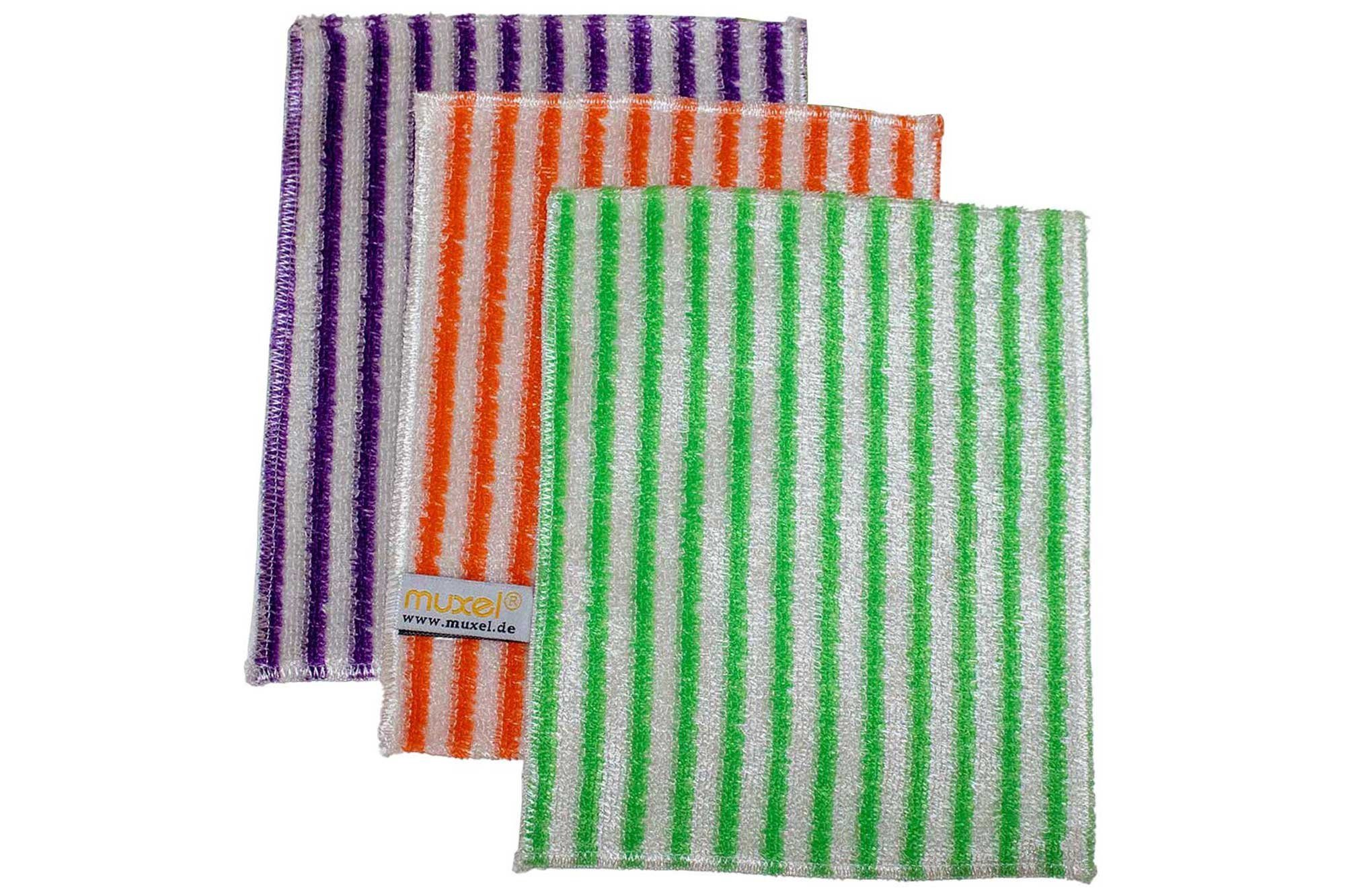 Muxel Geschirrtuch Spüllappen und Allzwecktuch – Das hygienische Spültuch, Geschirrtuch, (3-tlg., 3er Pack) – Bild 3 von 5