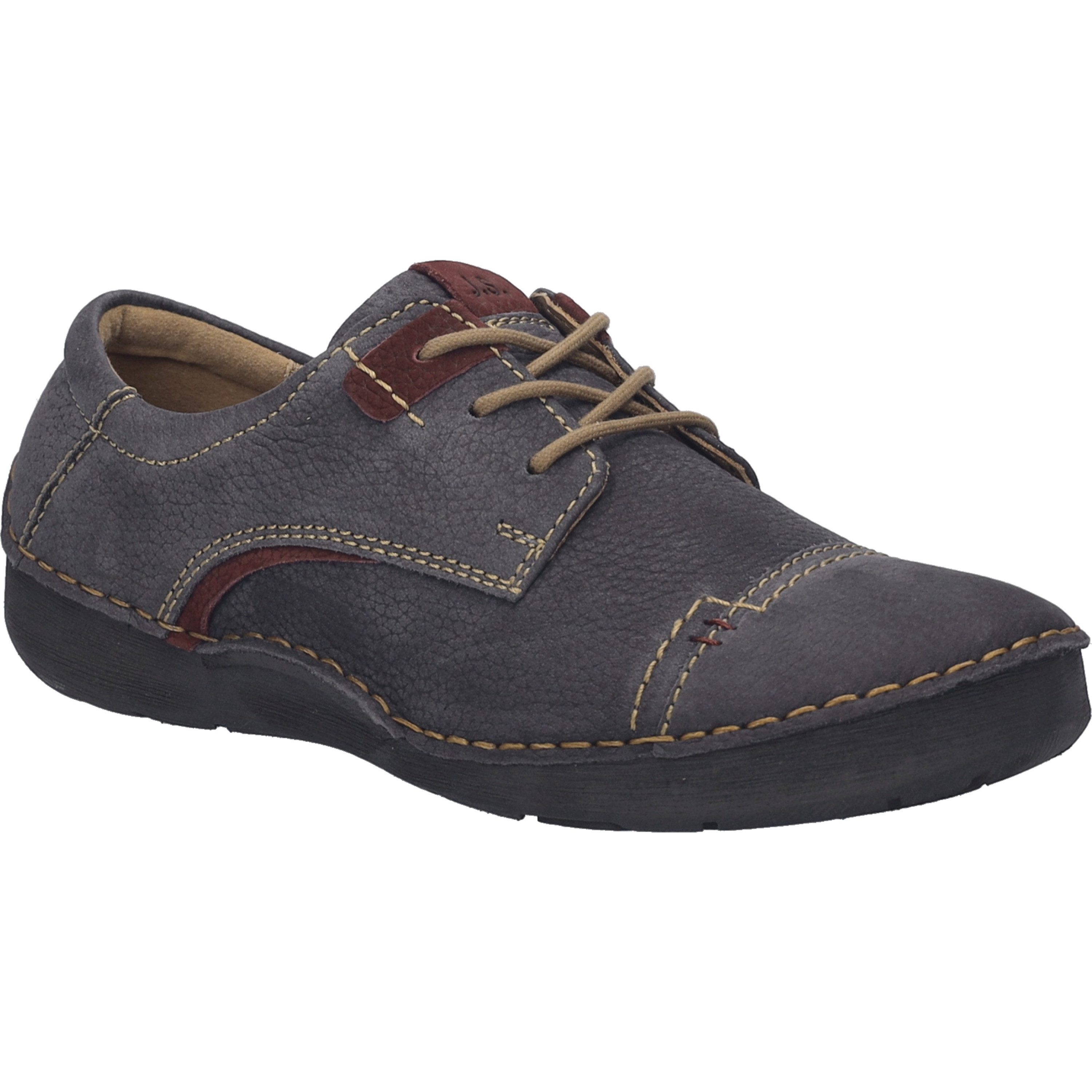 Josef Seibel Fergey 41, grau Schnürschuh günstig online kaufen