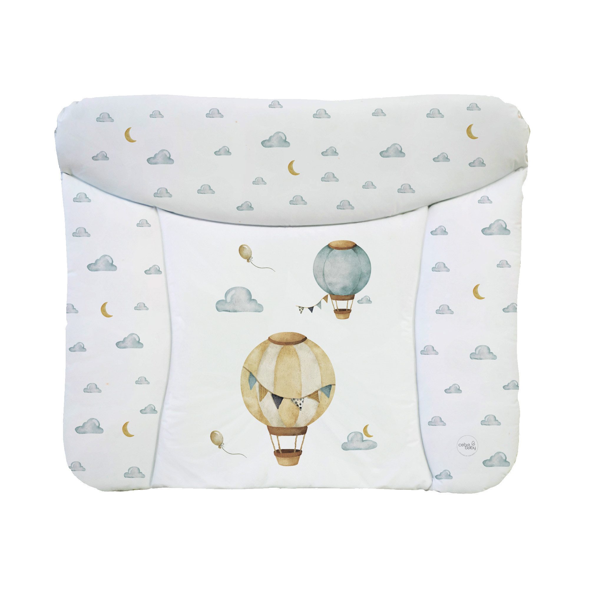 CEBA BABY Wickelauflage Weiche Wickeltischauflage 50 x 70 cm, 72 x 75 cm, 85 x 72 cm, Wickelauflage für Junge und Mädchen - Wasserdicht, abwaschbar