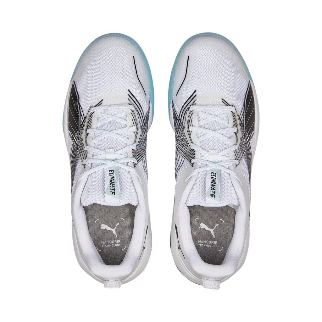 PUMA Hallen-Indoorschuhe Eliminate Power Nitro II weiss/schwarz Herren Badmintonschuh