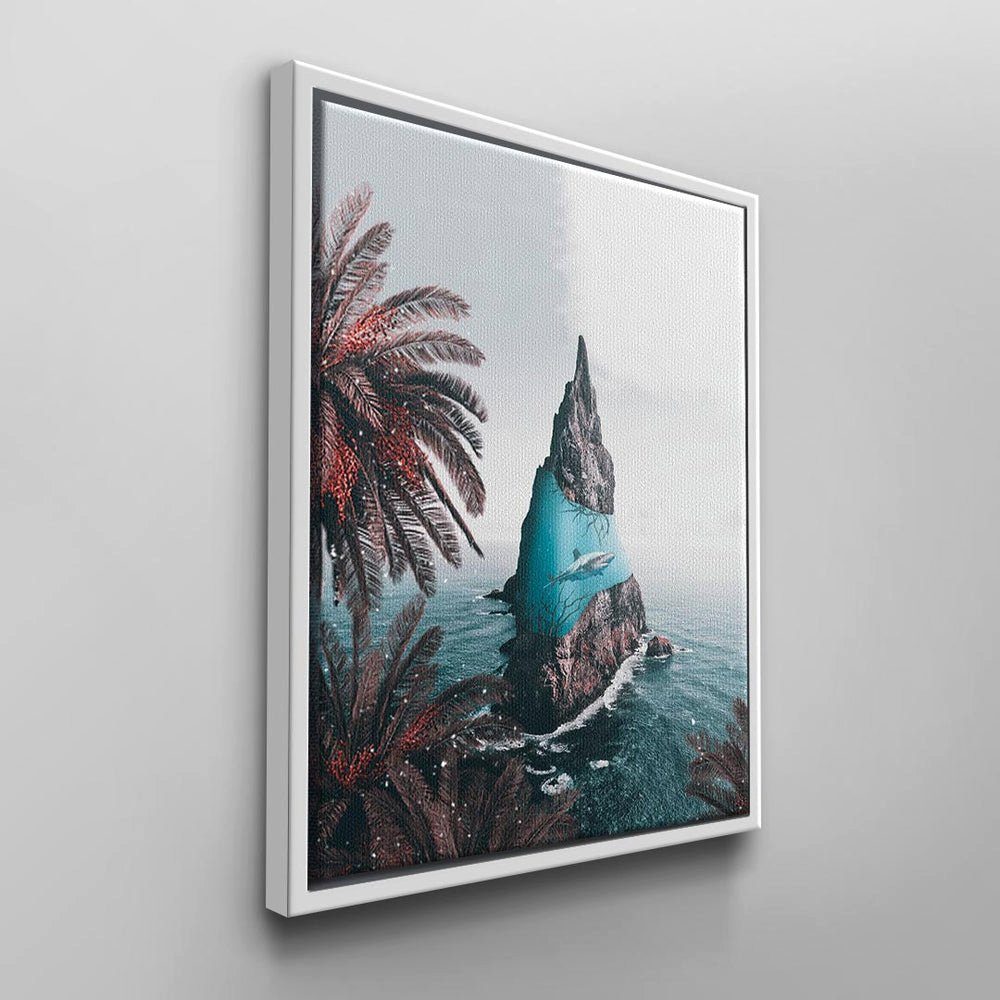 weißer DOTCOMCANVAS® CANVAS Wandbilder Moderne Rahmen Leinwandbild, von DOTCOM