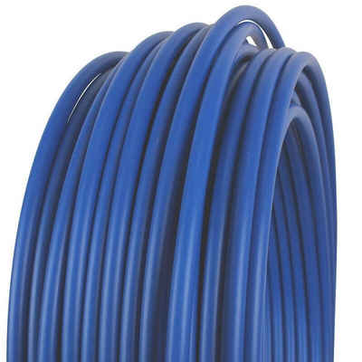 Hoopomania HDPE-Rohr Kunststoffrohr aus Polypropylen Ø 16 mm, Meterware, Blau, (Meterware), Kunststoffrohr, 12 mm
