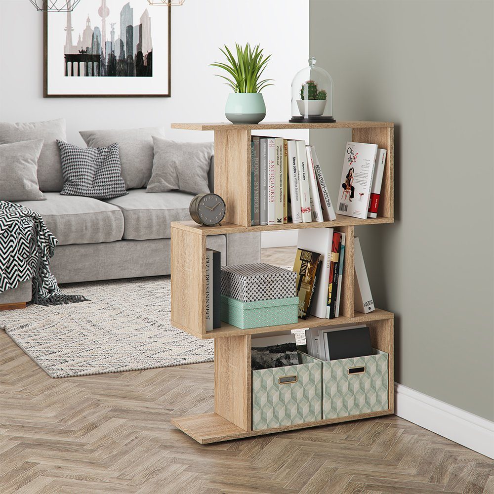 Vicco Raumteiler Levio, Sonoma, 70 x 100 cm, Freistehend günstig online kaufen