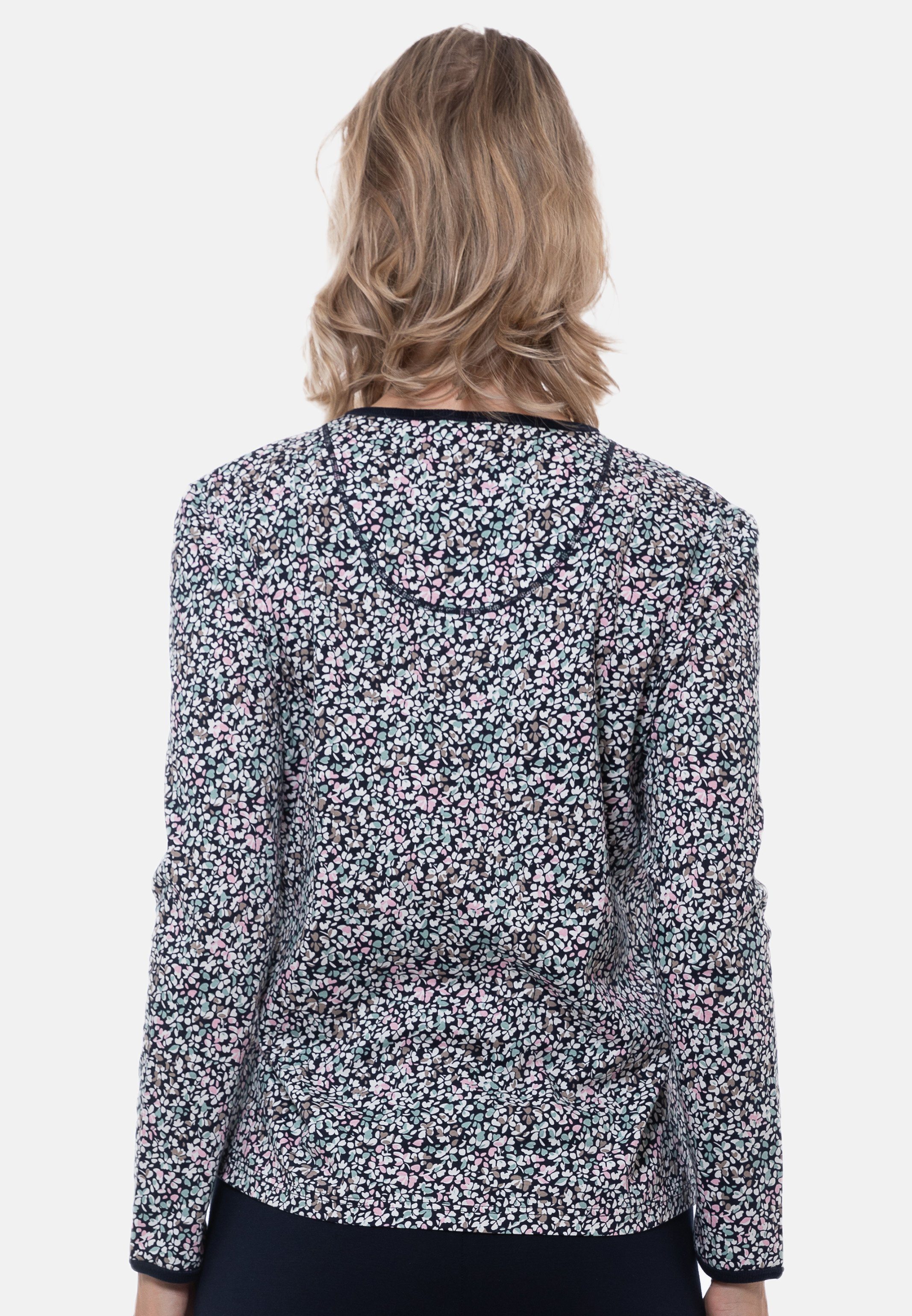 (1-tlg) Cotton Mix Baumwolle Schlafanzug - Ammann Shirt & Match Pyjamaoberteil - - Langarm Organic