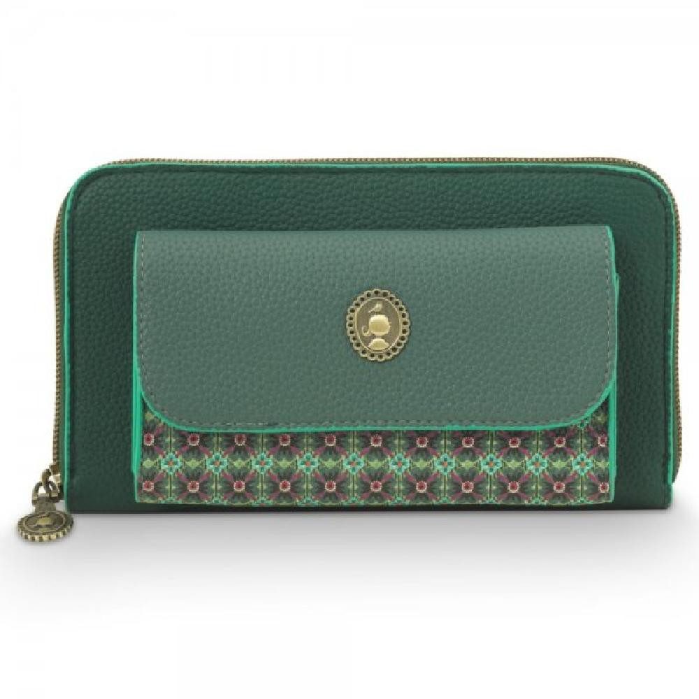 PiP Studio Handtasche Geldbörse Portemonnaie Pocket Uni Wally Grün