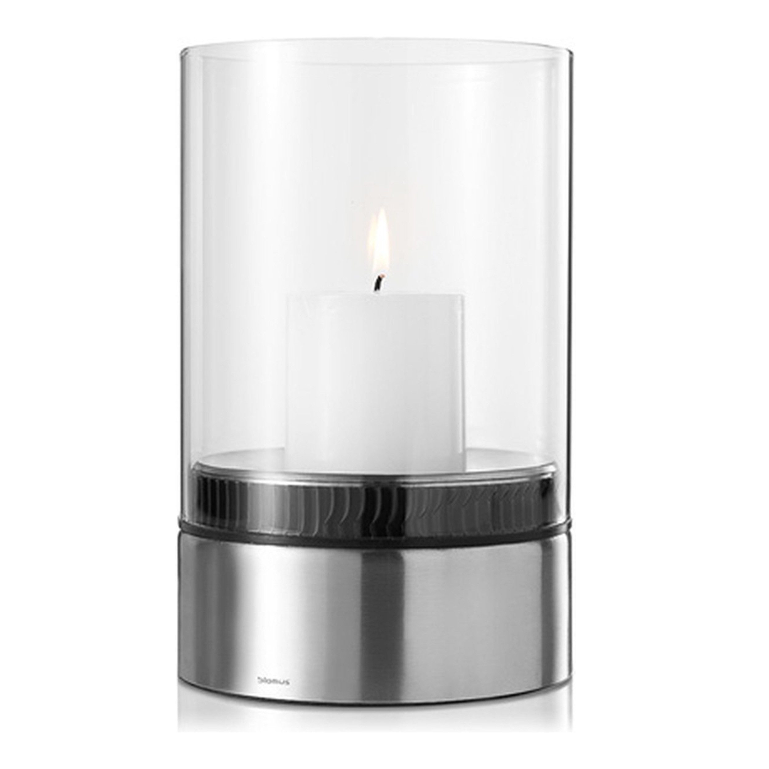 blomus Windlicht Blomus Windlicht Edelstahl Glas H 23 x Ø 15 cm Deko (1 St) günstig online kaufen