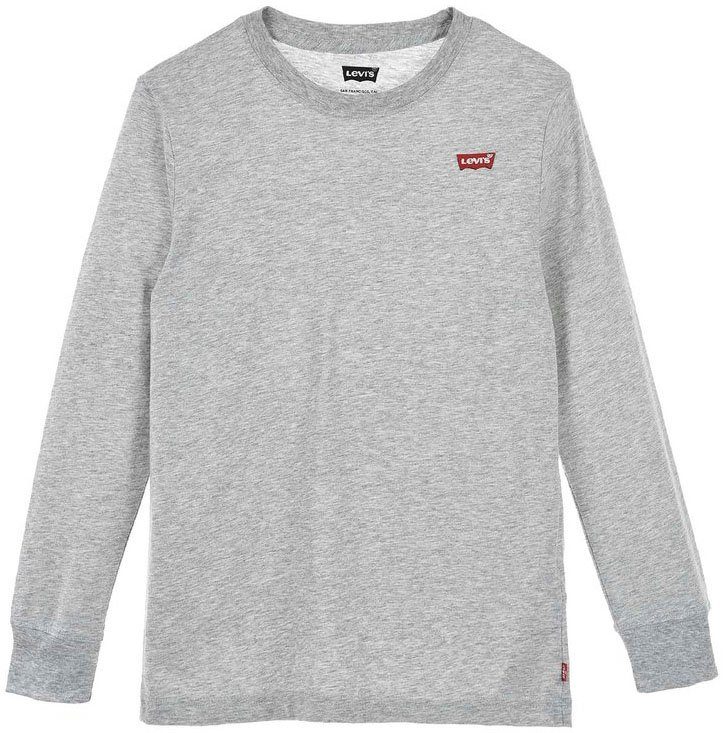 Levi's® Kids Langarmshirt L/S BATWING CHESTHIT TEE for BOYS grey heather