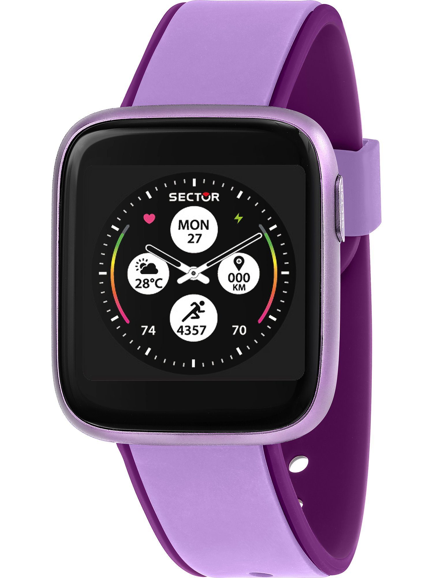 Sector Digitaluhr Sector Unisex-Smartwatch Digital Akku
