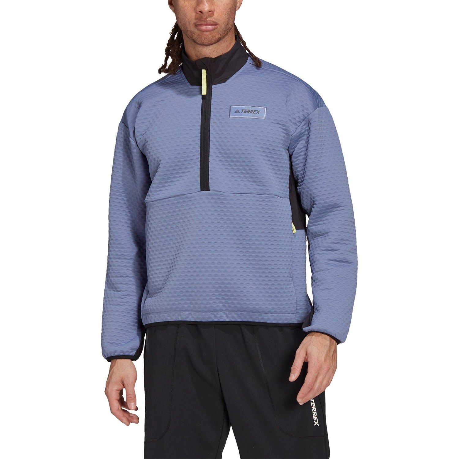 adidas Performance Fleecejacke Флісові Terrex Utilitas Hike Half-Zip blau Herren