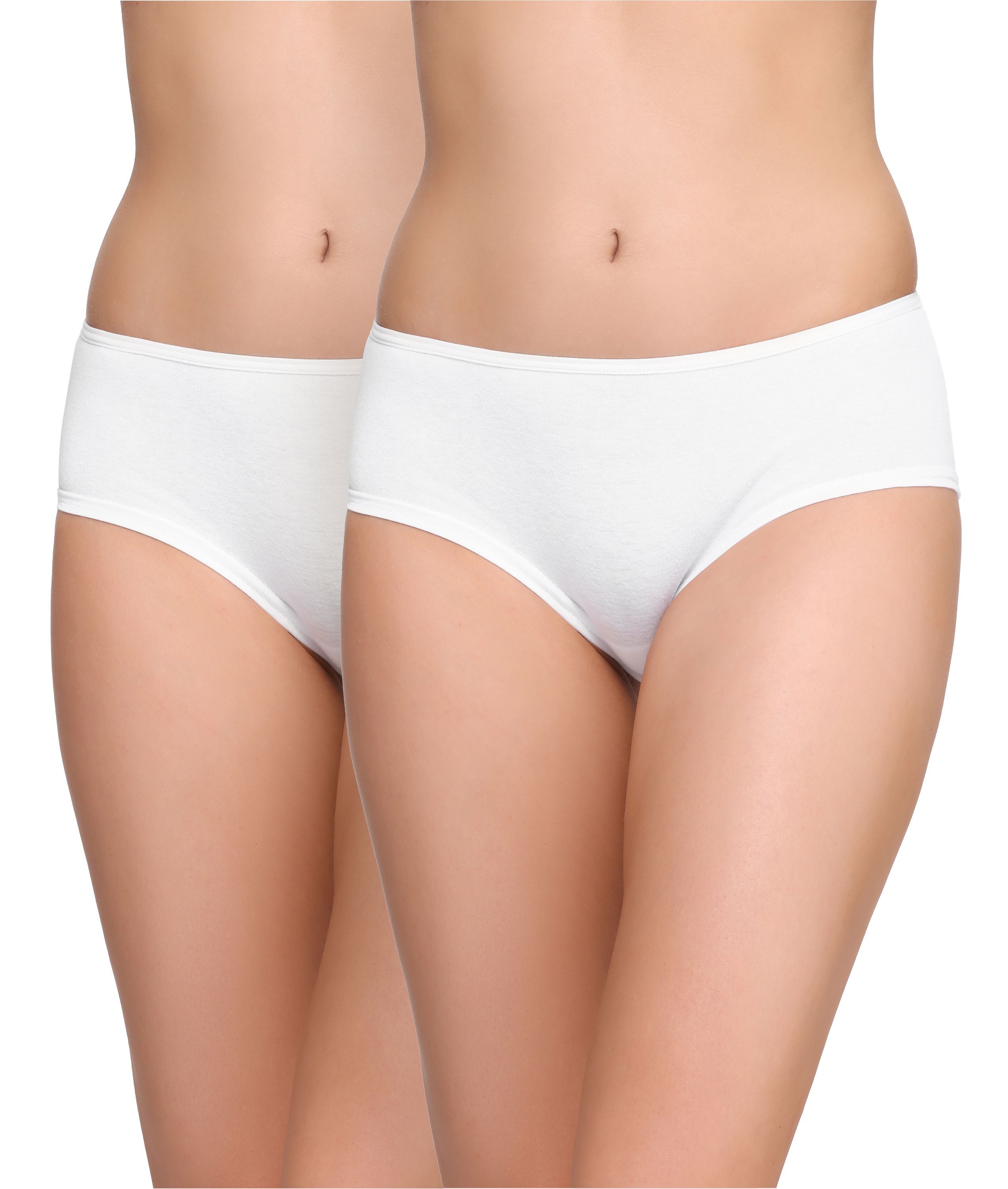 Hüftslip Damen Glatte Bequeme Unterhose Slip BLVDA036 (2Pack)