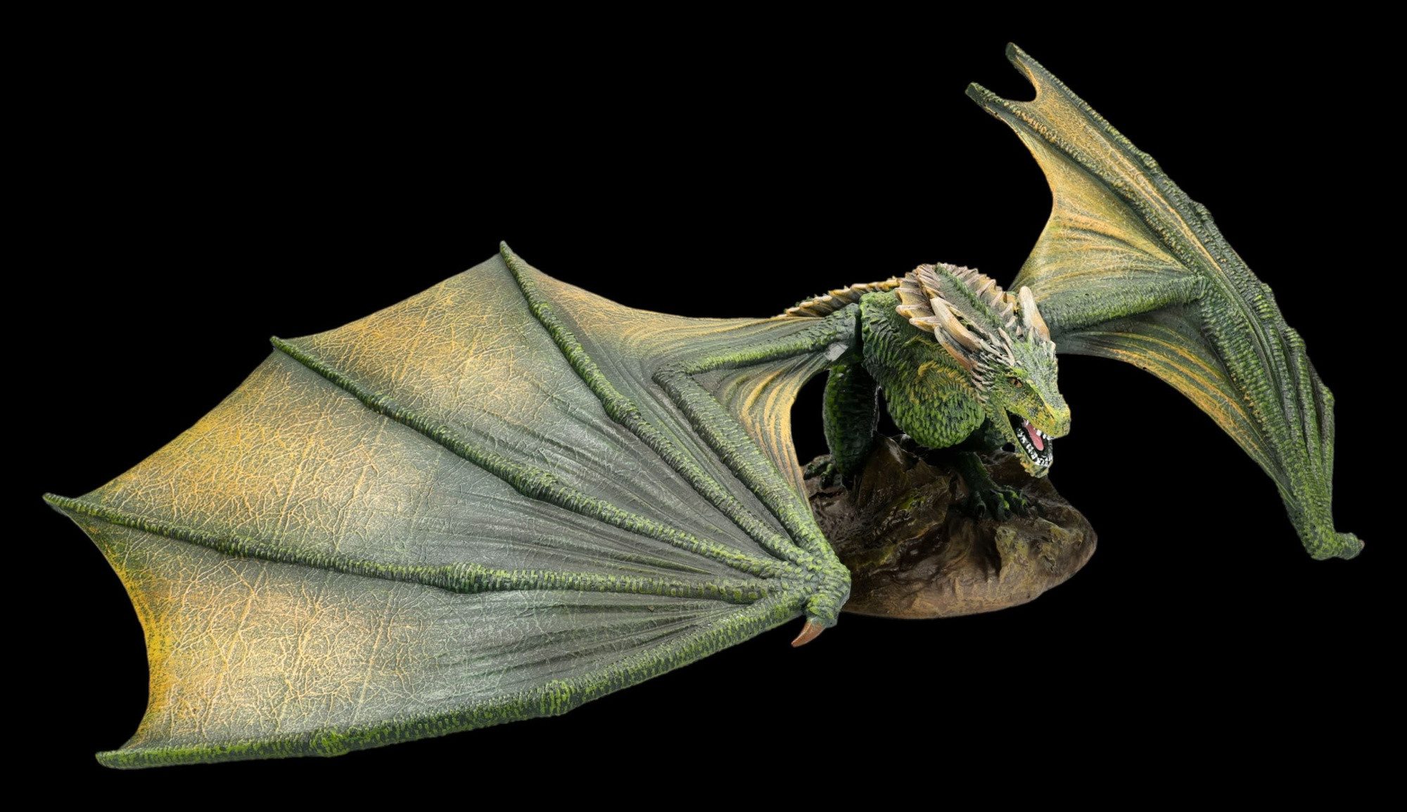 Figuren Shop GmbH Fantasy-Figur Drachen Figur – Rhaegal Statue Game of Thrones Dekofigur 40 cm breit