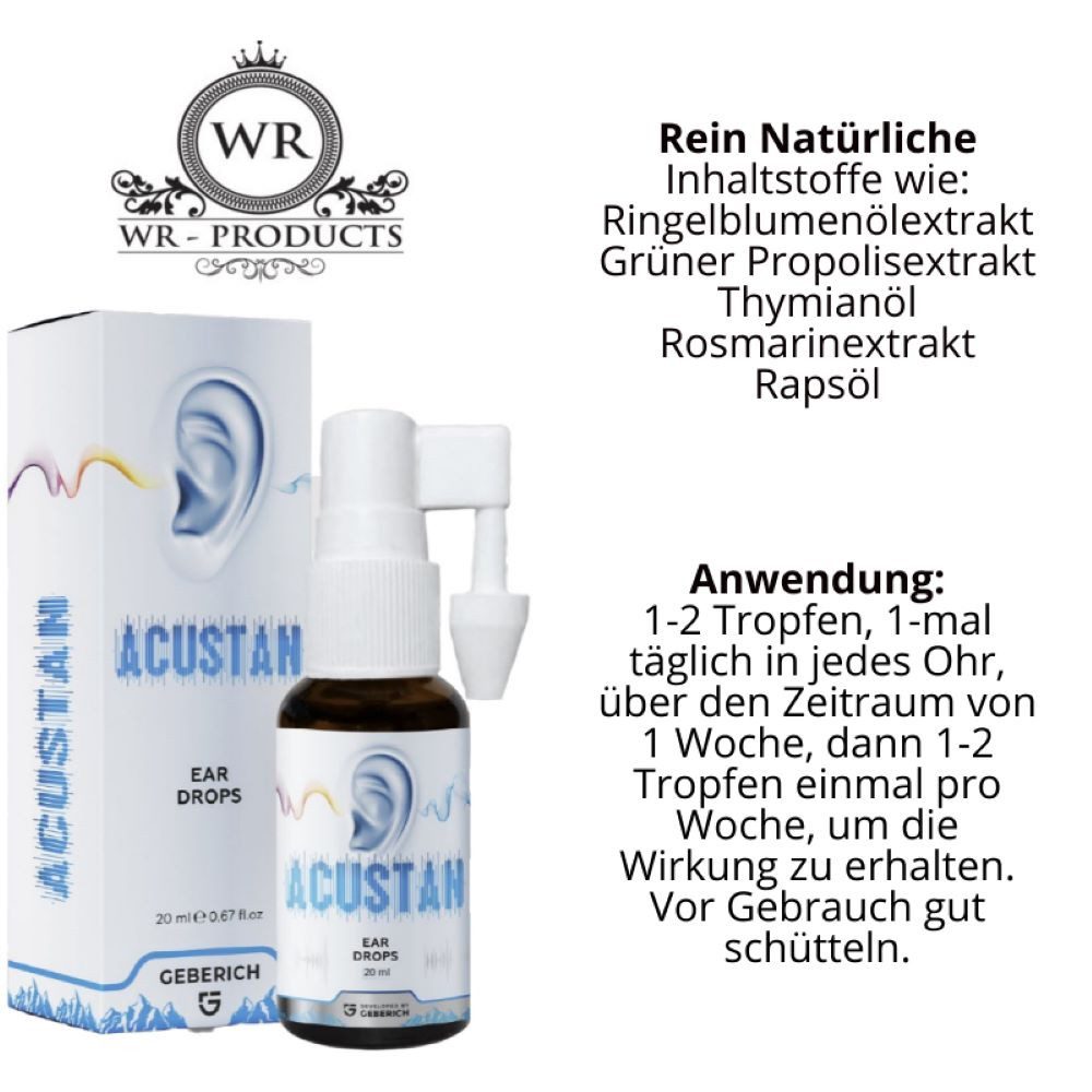 Acustan Ohr Tropfen Acustan Ohr Tropfen Tropfen, 20 ml