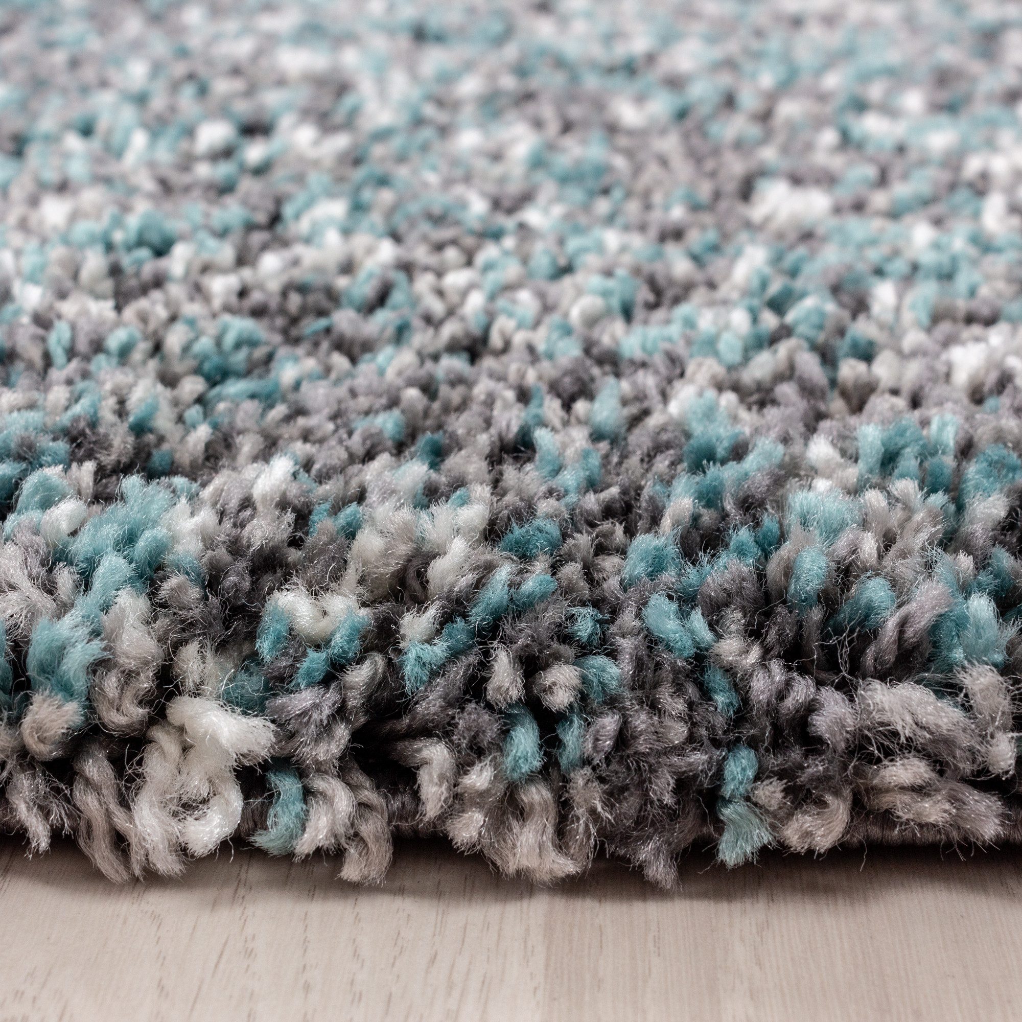 Carpettex Hochflor-Teppich Meliert Design, Rund, Höhe: günstig online kaufen