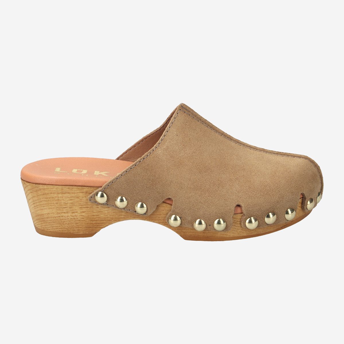 Lüke Schuhe CLAUDIA SERR.MUSHROOM, Sandaletten in Beige für Damen Sandalette