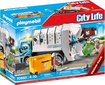 Playmobil® Konstruktions-Spielset 70885 Müllfahrzeug mit Blinklicht