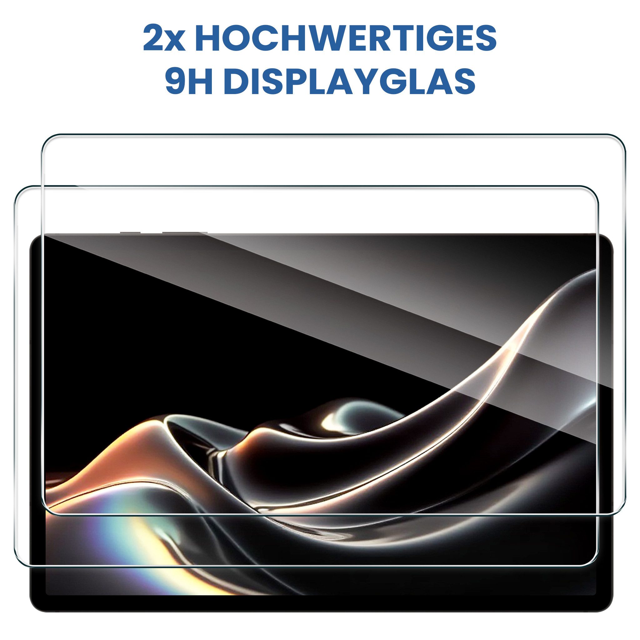 Tec-Expert Displayschutzglas 2x 9H Displayglas für Samsung Galaxy Tab A11+ 11.0 2025 für Samsung Galaxy Tab A11+ 11.0 2025, 2 Stück, Displayschutz, Schutzglas,  – Bild 2 von 5