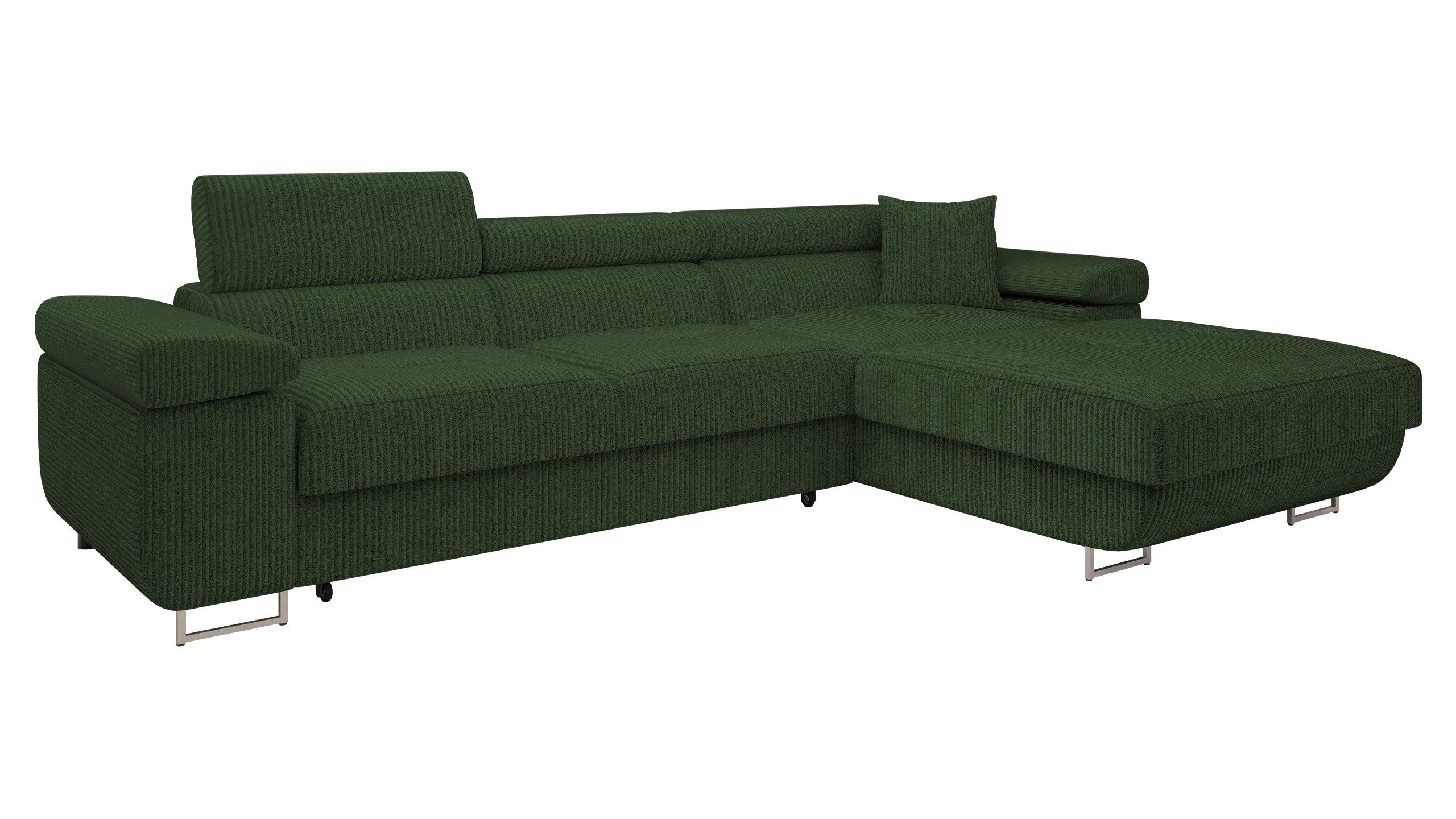 MIRJAN24 Ecksofa Torezio Mini Cord, mit Bettkasten und Schlaffunktion, Eins günstig online kaufen