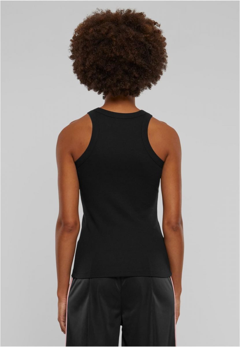 URBAN CLASSICS Tanktop Ladies Racer Back Rib Top Damen