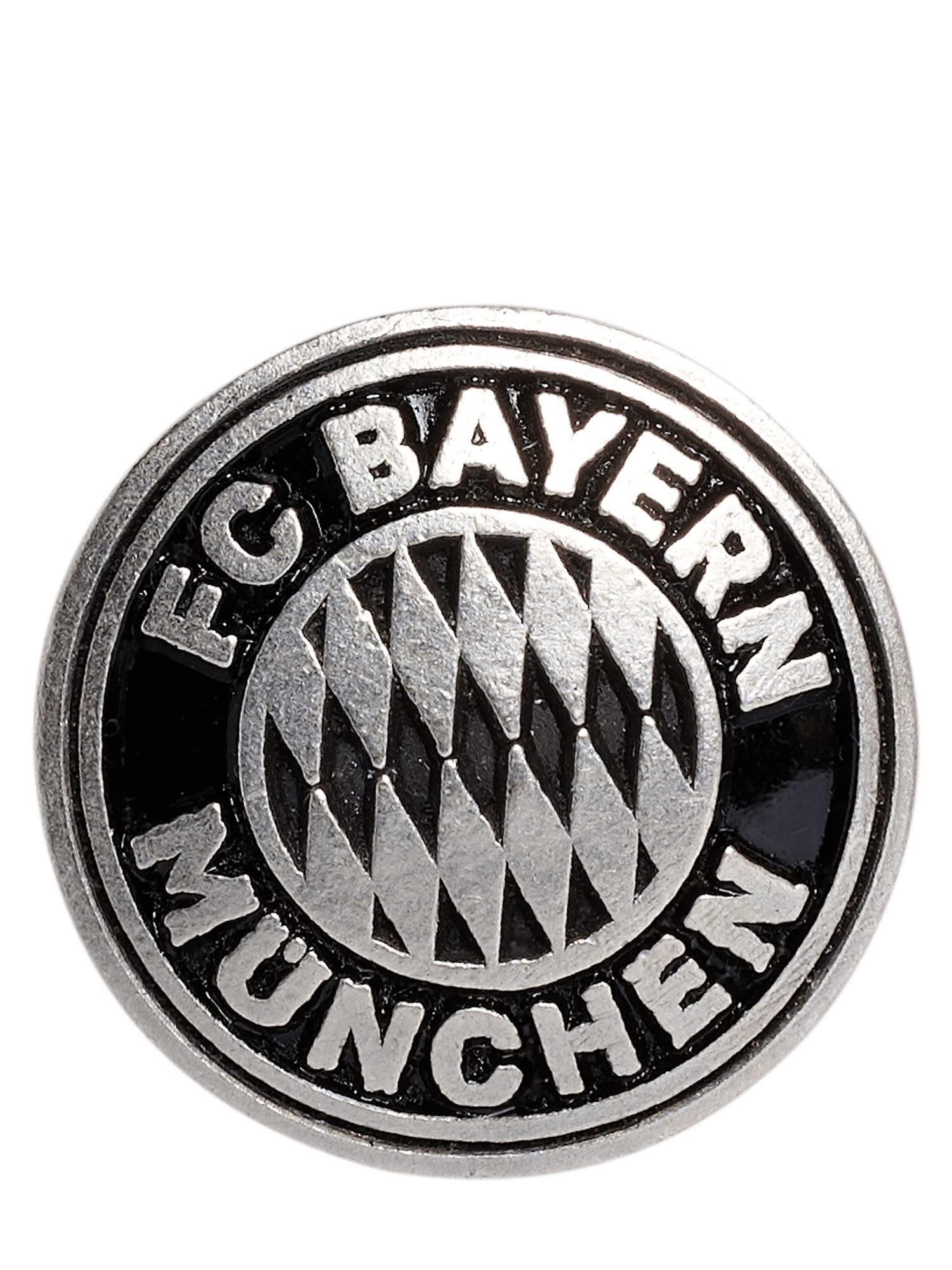 FC Bayern München Pins FC Bayern München Anstecker I Brosche I Pin I Logo I Grau I Fußball