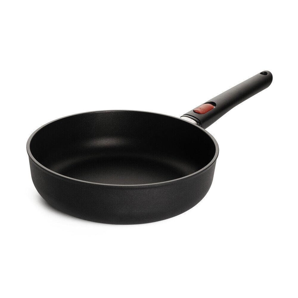 WOLL Bratpfanne Hochrandpfanne 24 cm Eco Lite QXR, (1-tlg), 2,4l, Aluminium, schwarz, spülmaschinenfest, Induktion, alle Herdarten