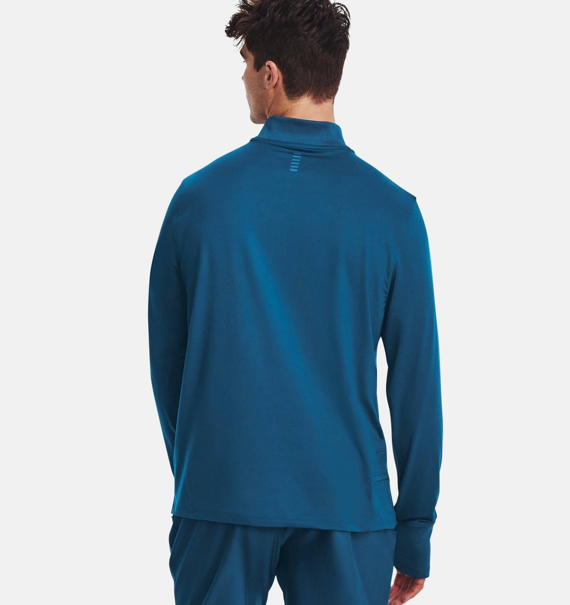 (296) (1-tlg) Herren Sweatshirt Under QUALIFIER Armour® Laufshirt blau RUN