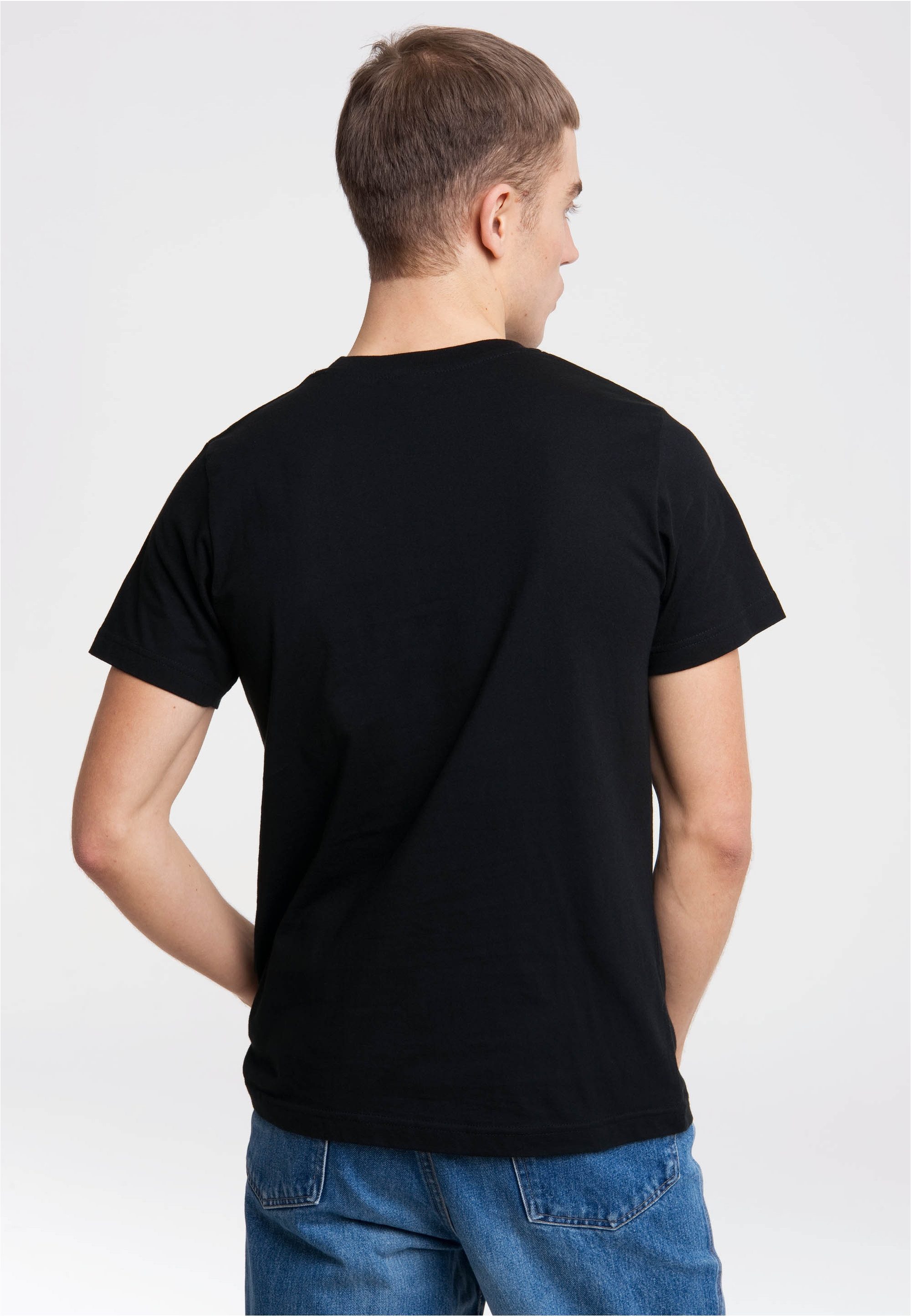 LOGOSHIRT T-Shirt Sesamstrasse - Krümelmonster Pate mit coolem Print – Bild 4 von 4