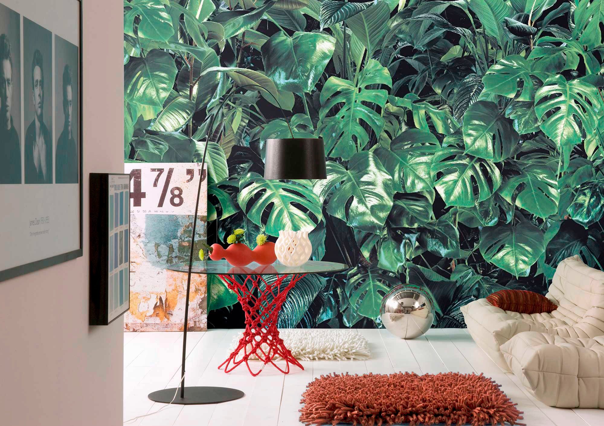 Komar Fototapete Verdure - Größe 368 x 254 cm, glatt, bedruckt, Wohnzimmer, Schlafzimmer