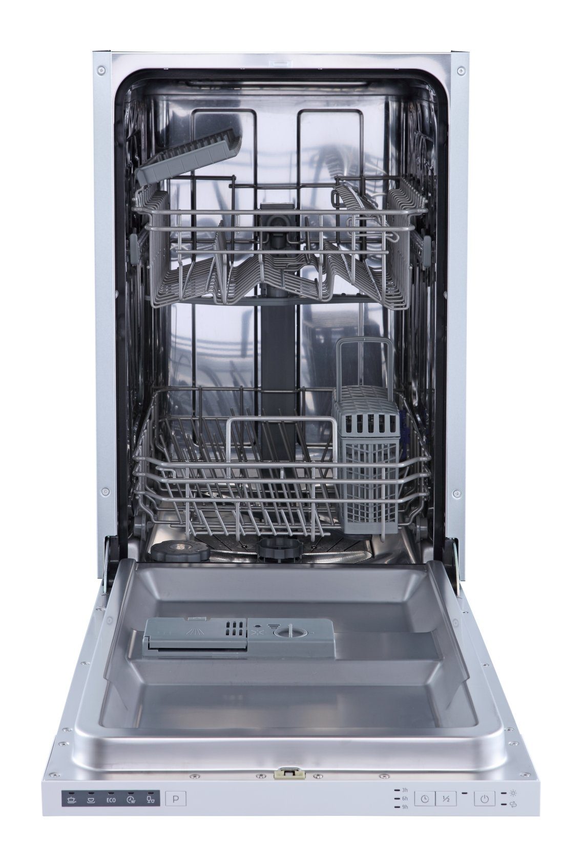 PKM vollintegrierbarer Geschirrspüler GSP9-5FI, 9 l, 9 Maßgedecke, Reinigungstemperaturen 45 / 50 / 60 / 65 °C