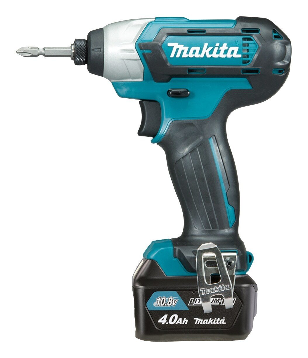 Makita Akku-Schlagschrauber, 2600 U/min, 12V, TD110DSMJ, 1/4", 110 Nm, 2 x 4 Ah Li-Ion in MAKPAC 1
