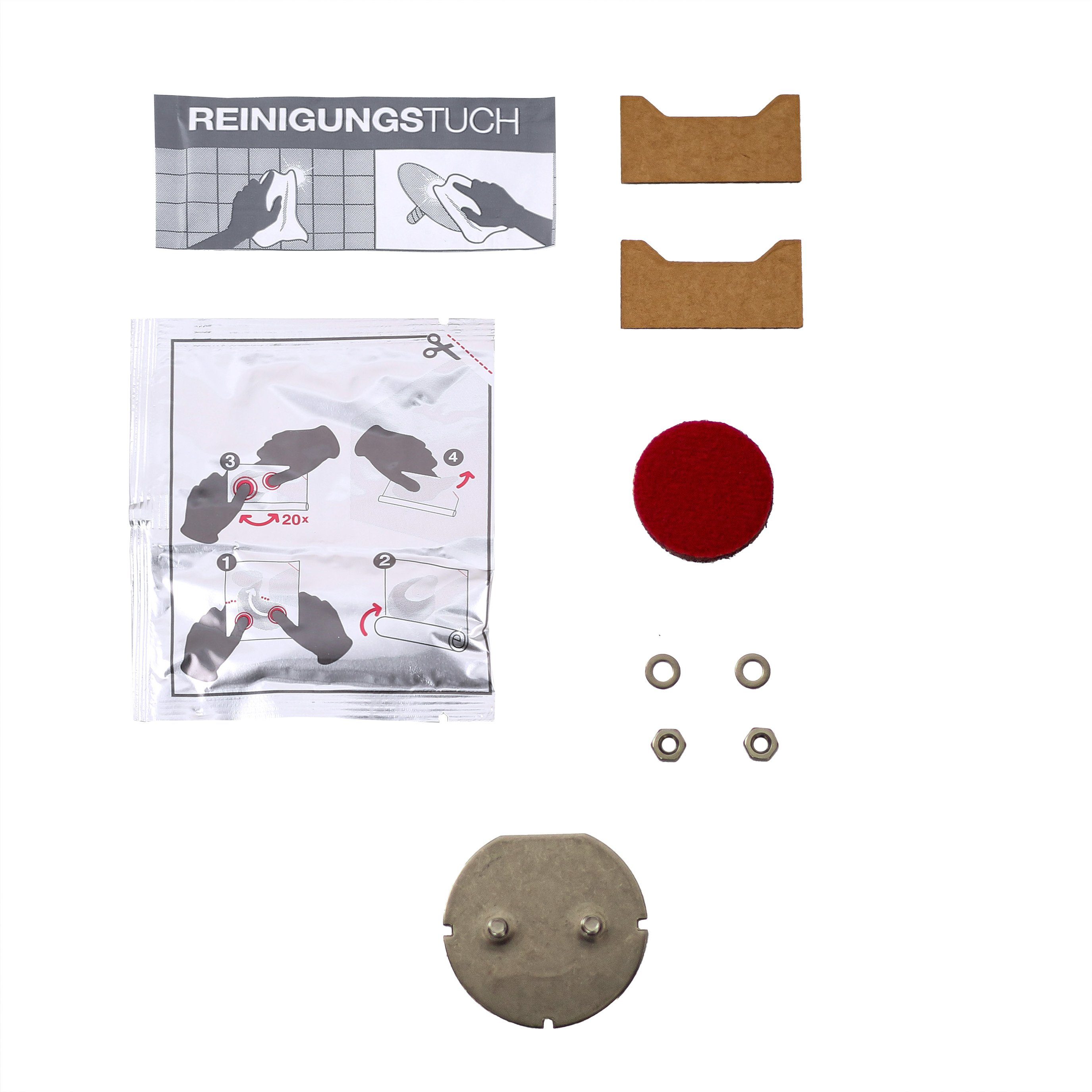 Keuco Klebepad Reva (Klebe-Set Typ 7) für Reva Seifenspender, Glashalter und Bürstengarnituren, ohne Bohren