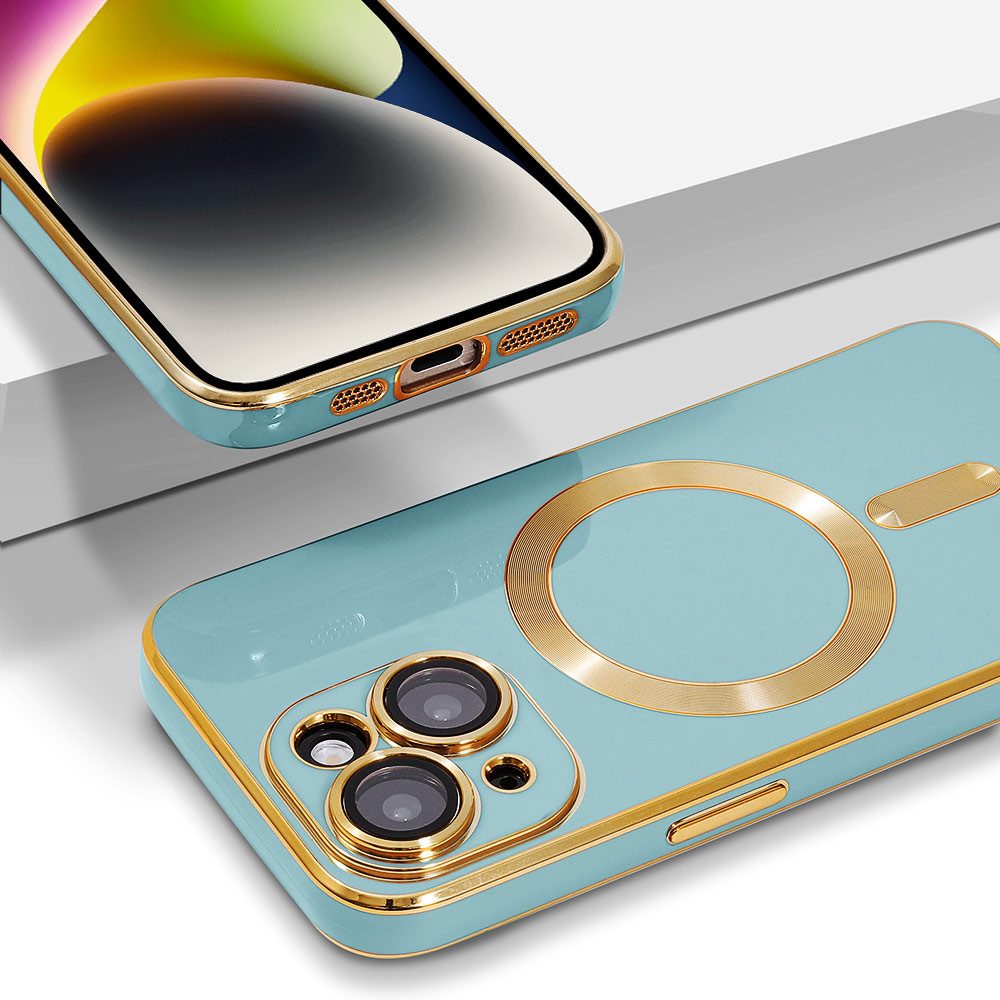 FITSU Handyhülle Hülle für iPhone 14 Handyhülle MagSafe kompatibel mit Kameraschutz 6,1 Zoll, MagSafe kompatible Schutzhülle für iPhone 14 Hülle Case Handyschale