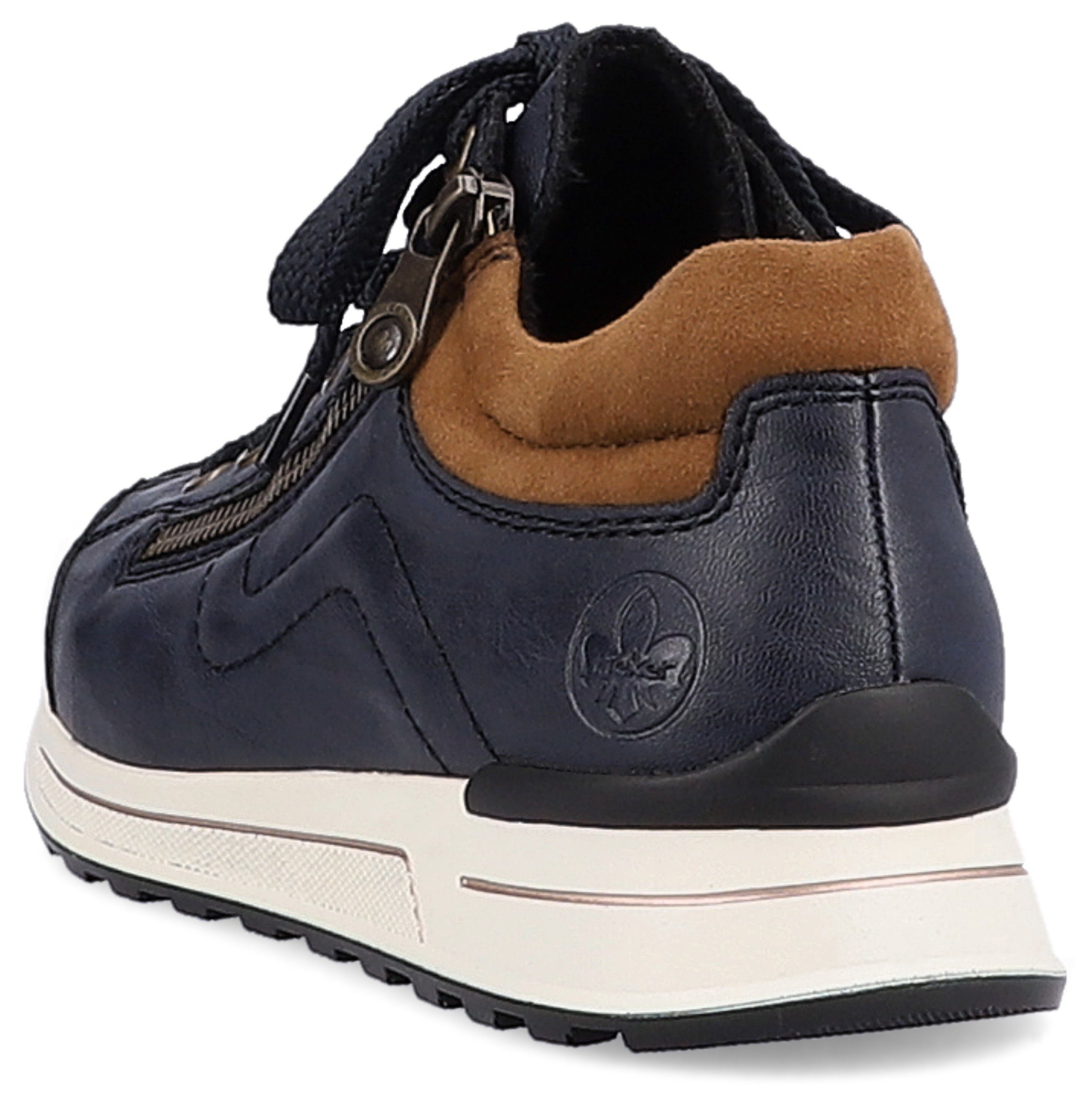 Rieker Sneaker mit weichem Schaftrand, Freizeitschuh, Halbschuh, Schnürschu günstig online kaufen