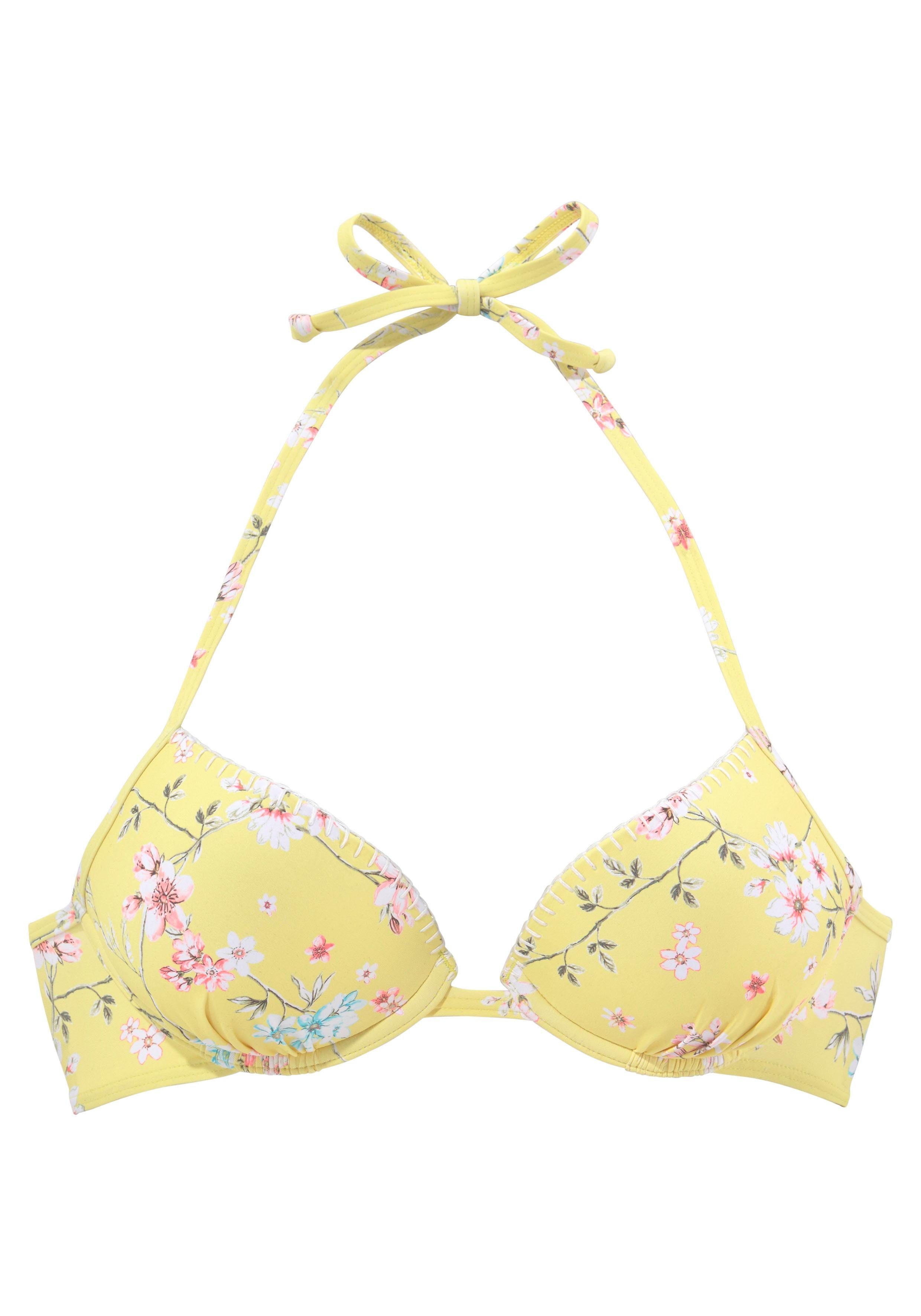 Sunseeker Push-Up-Bikini-Top Ditsy, mit Häkelkante günstig online kaufen