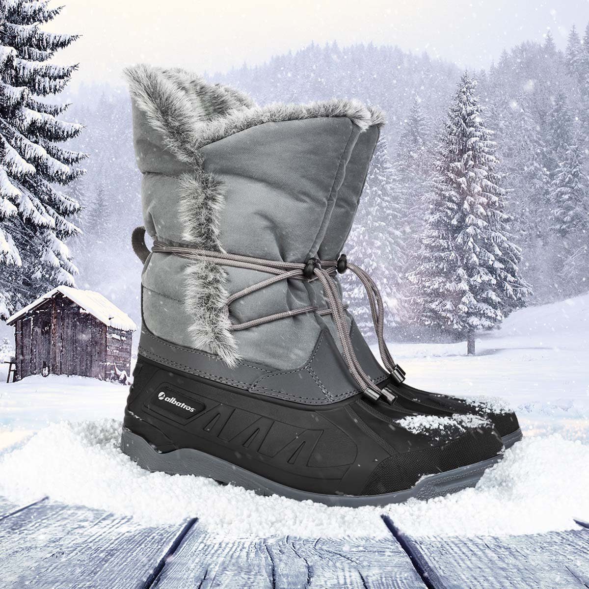 Albatros Winterstiefel Wasserabweisend, Vegan, Kälteisolierend günstig online kaufen