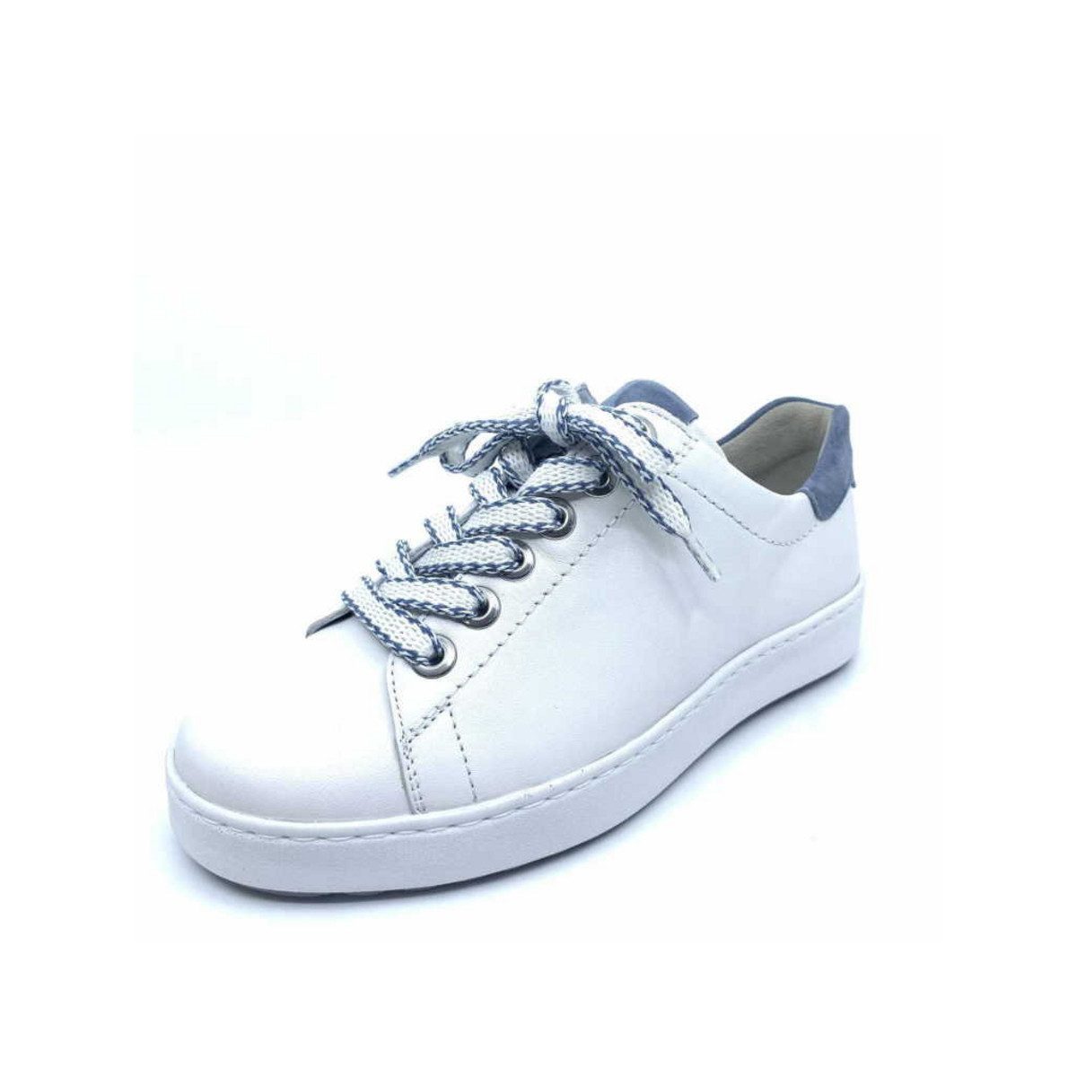 Freizeit Schnürer für Damen in weiß Sneaker