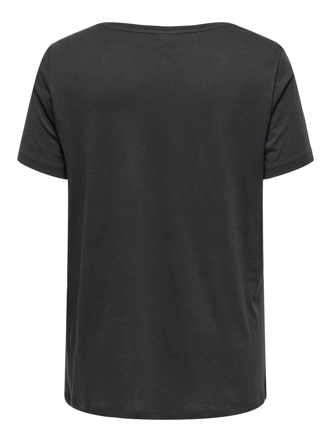 ONLY CARMAKOMA Kurzarmshirt CARMICKEY CHESTPOPS S/S günstig online kaufen