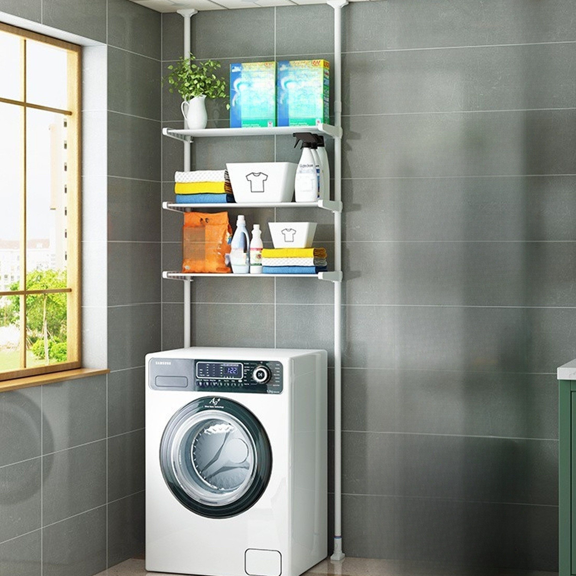 YINDN Badregal Badregale, 3-Tiers Toilettenregal, Badezimmerregale, günstig online kaufen
