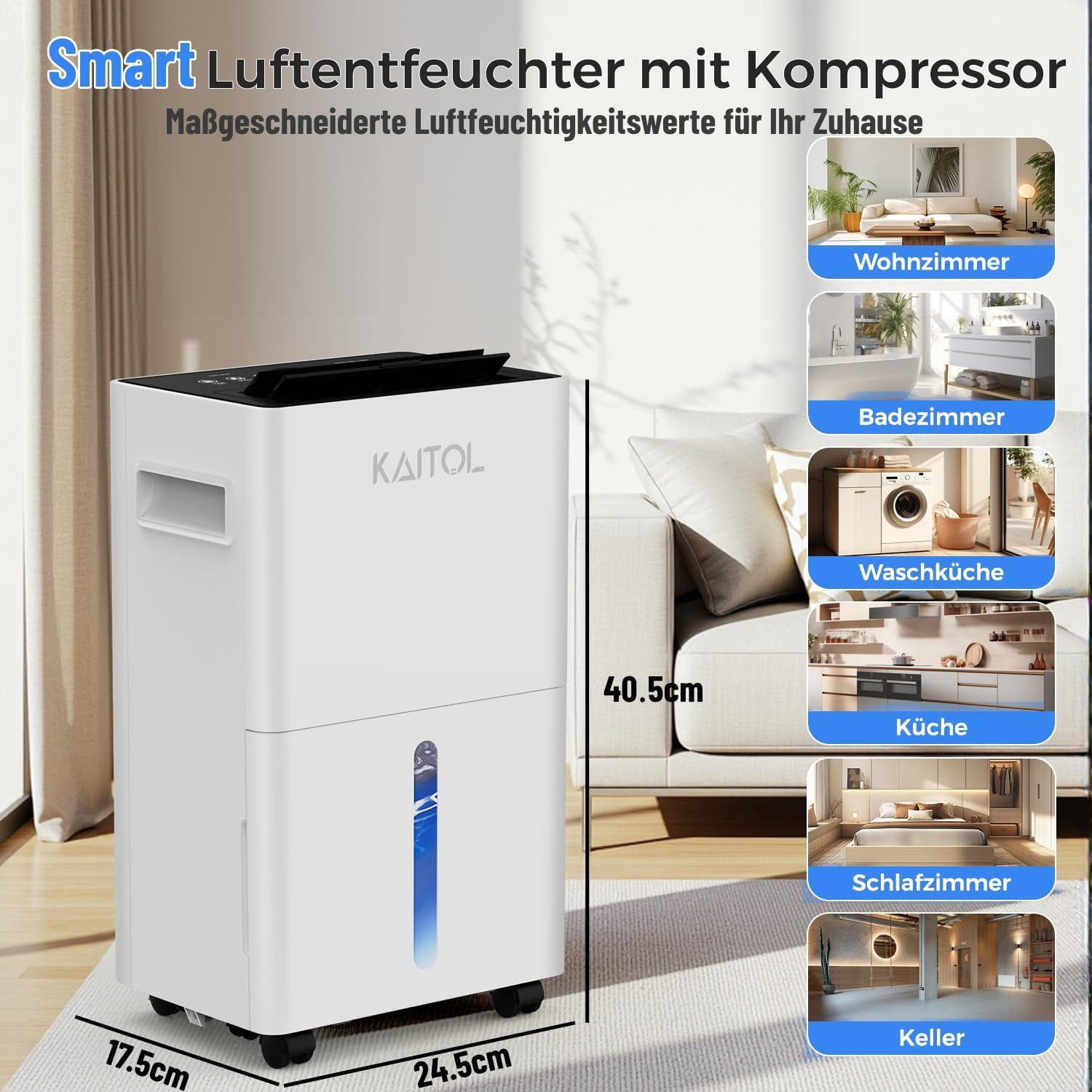 oyajia Luftentfeuchter Luftentfeuchter 12L/24h 8,5L/24h 25L/24h günstig online kaufen