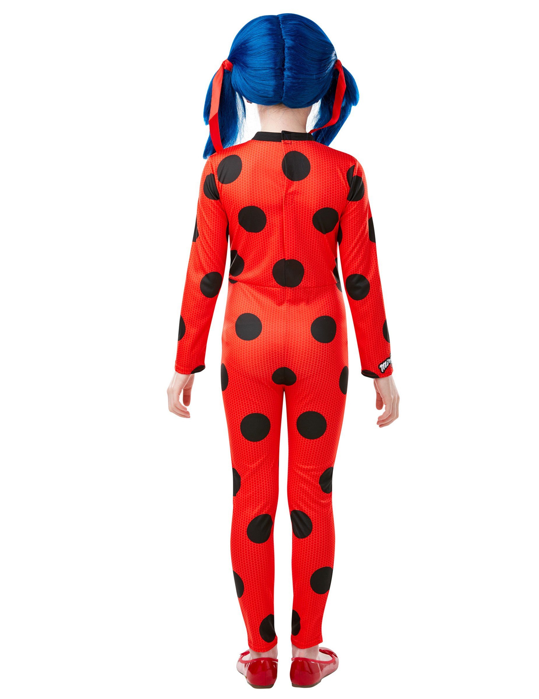 Rubie´s Kostüm Ladybug-Kostüm für Kinder Overall mit Maske rot-schwarz