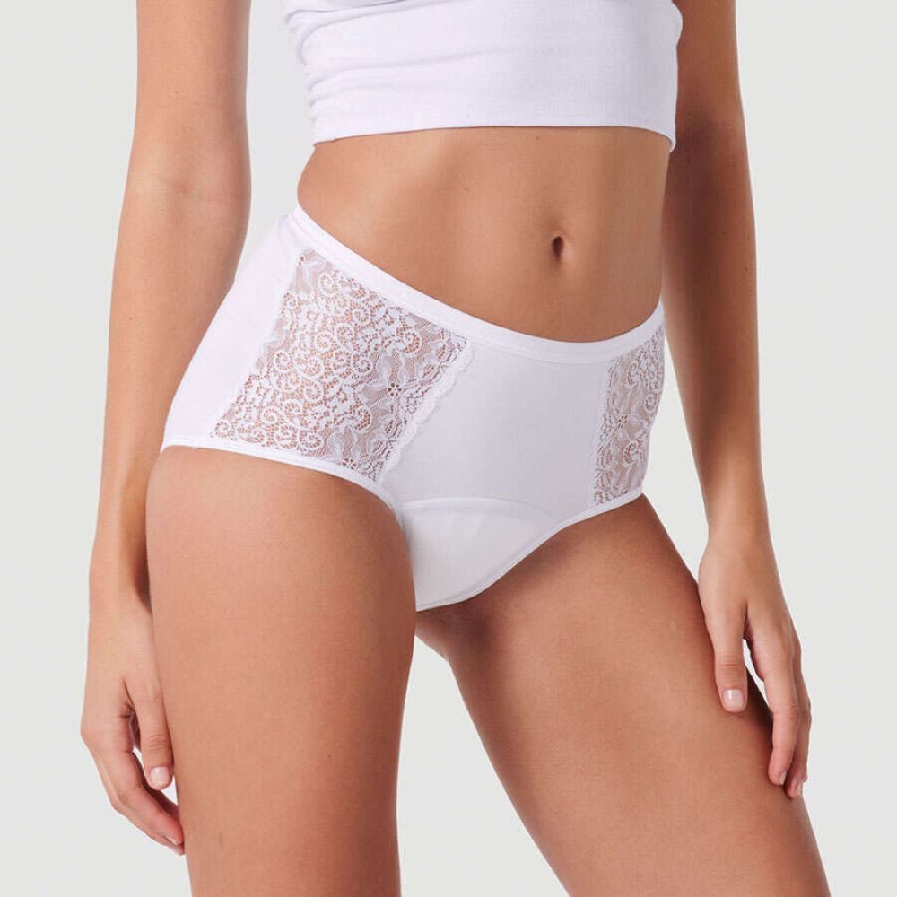 siegmund care Inkontinenz-Pants Damen Hipster mit Spitze seitlich, 60 ml in 24 Stunden, L Gr., 3-St.