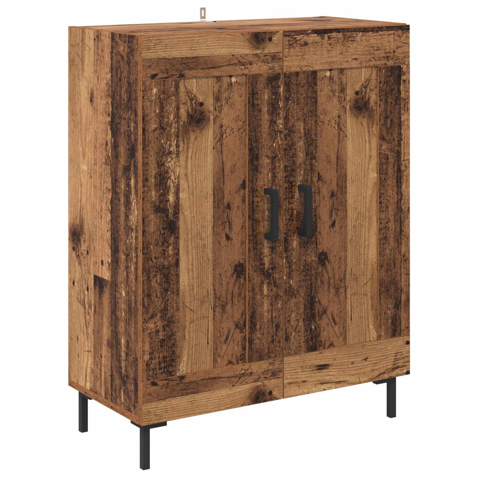 vidaXL Sideboard Sideboard Altholz 69,5 x 34 x 90 cm Verbundholz und Eisen (1 St)