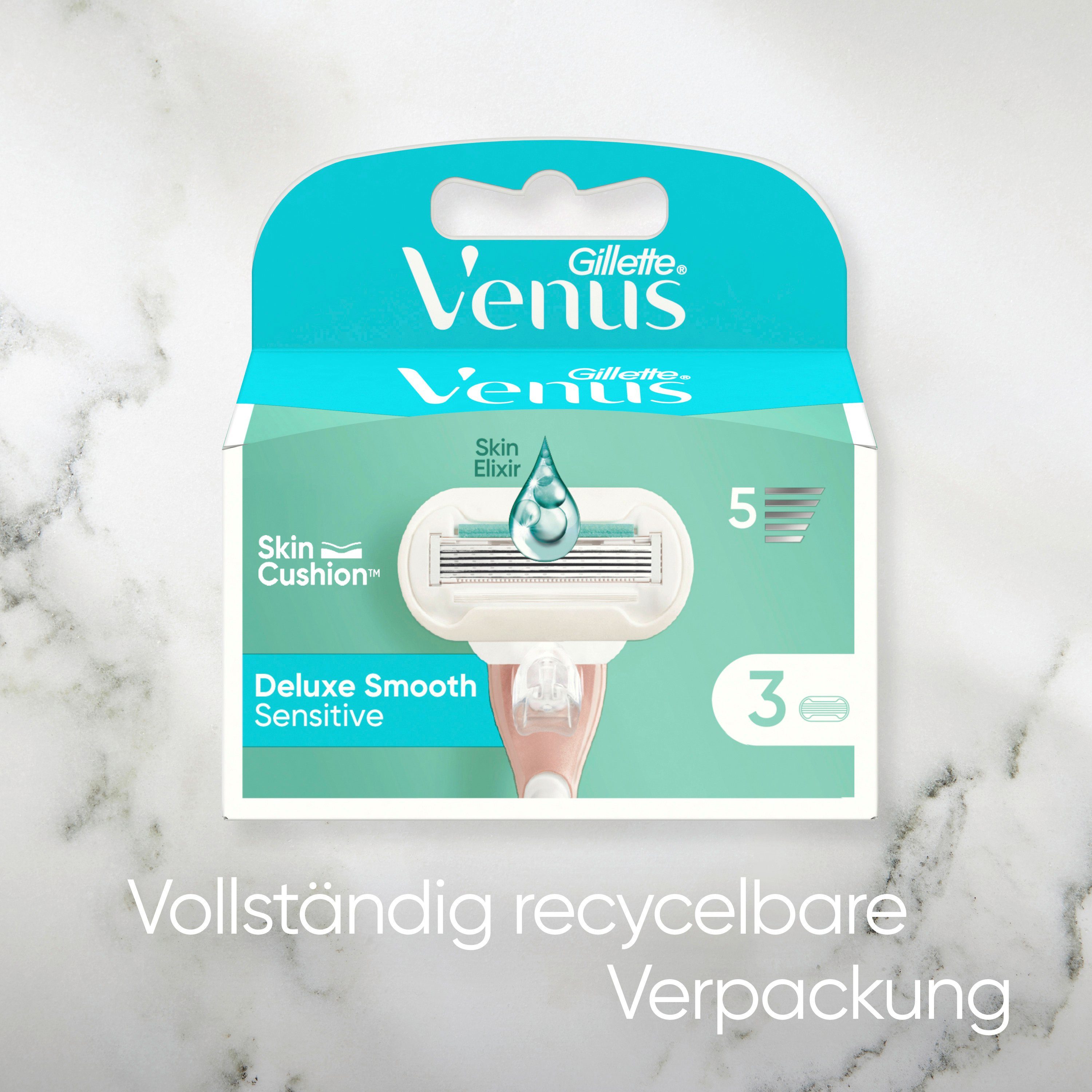 - Venus Sensitive Deluxe Rasierklingen Smooth Gillette 8St.