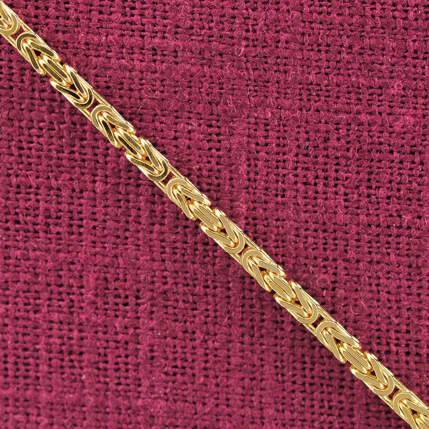 Gold Königskette Breite mm 14K 585 / trendor Königskette 1,8
