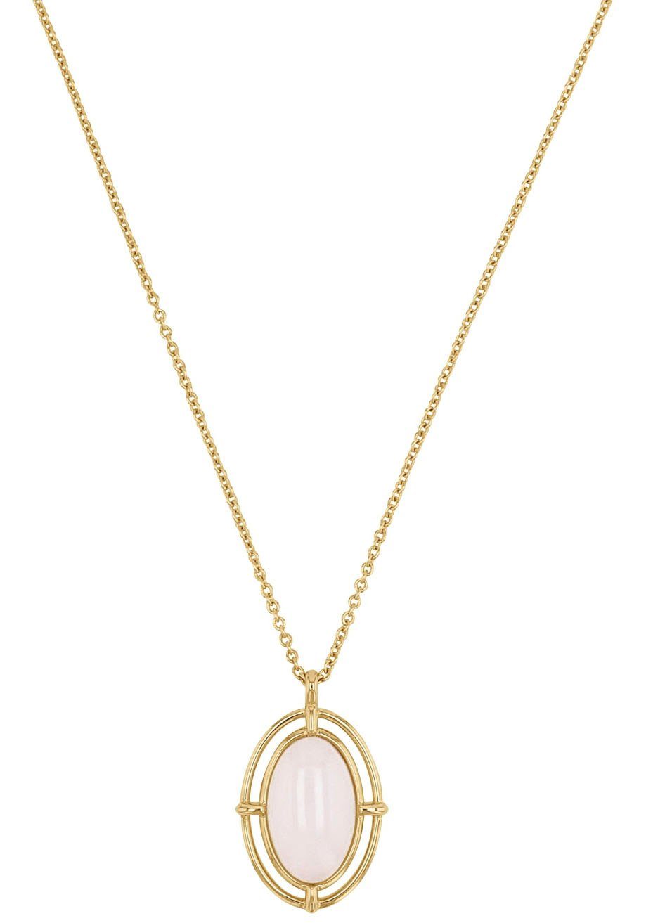 Noelani Kette mit Anhänger Amulett, 2036986, mit Achat