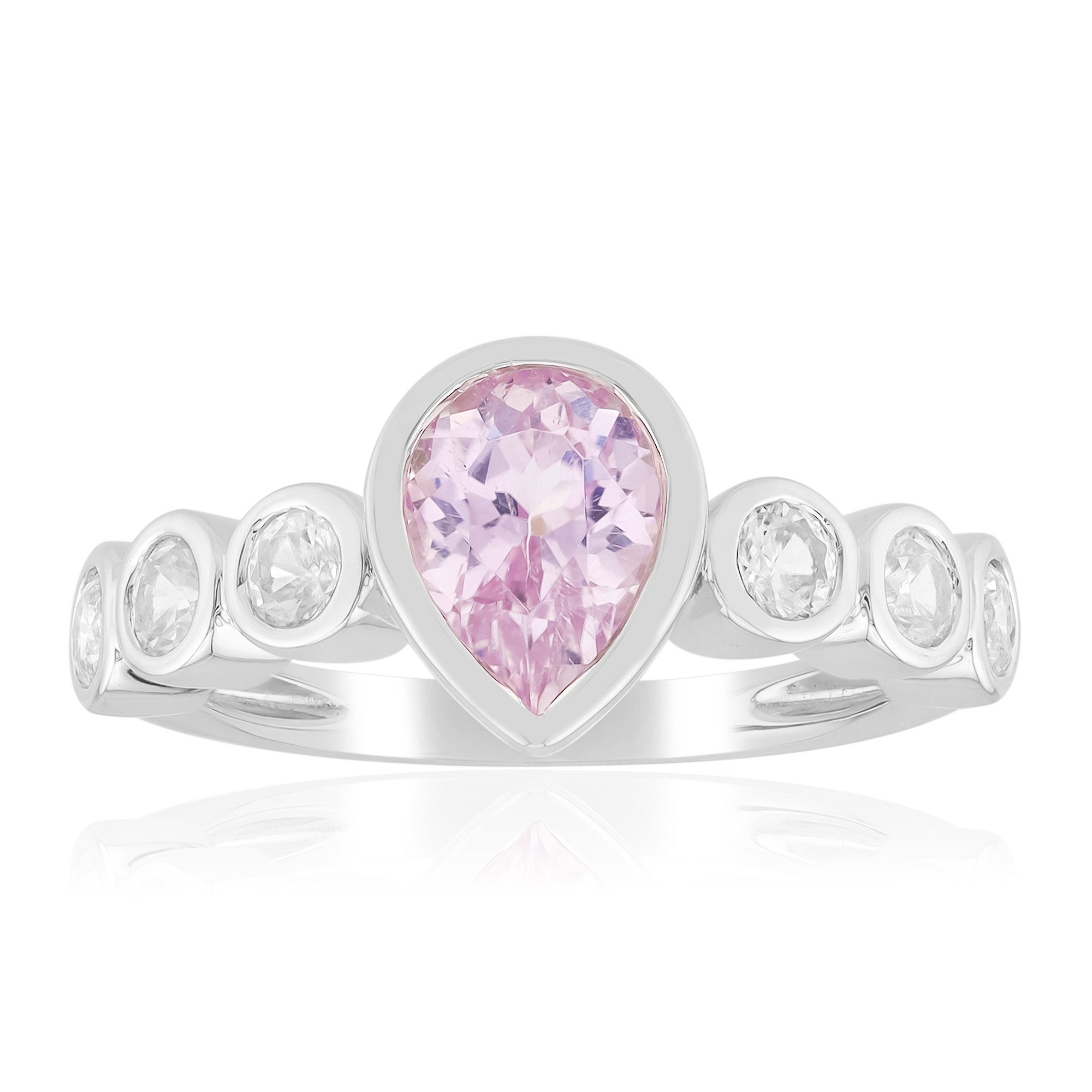 Cavill Silberring Afghanischer Kunzit Sterling Silber Ring (1-tlg)