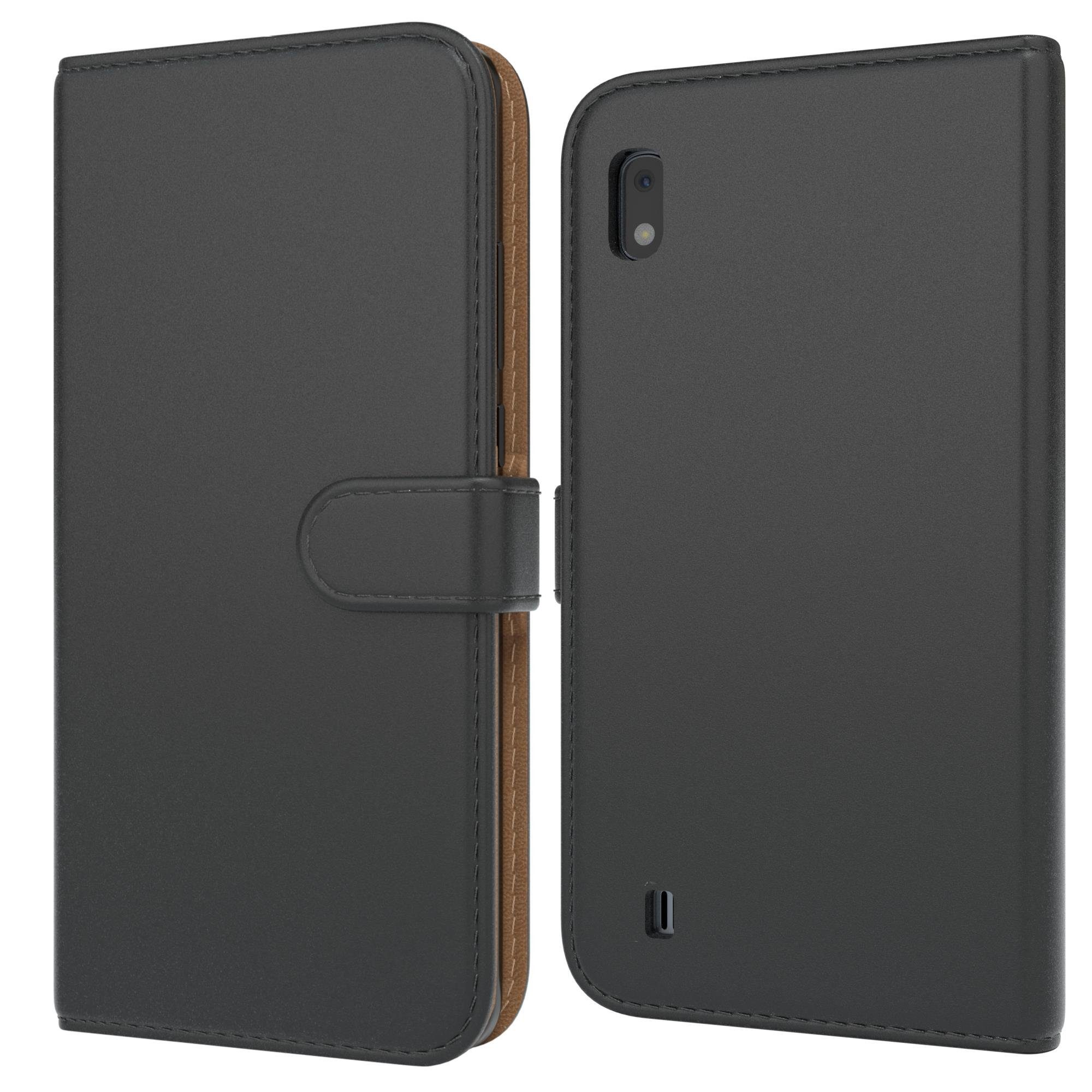 EAZY CASE Handyhülle Uni Bookstyle für Samsung Galaxy A10 6,2 Zoll, Schutzhülle mit Standfunktion Kartenfach Handytasche aufklappbar Etui