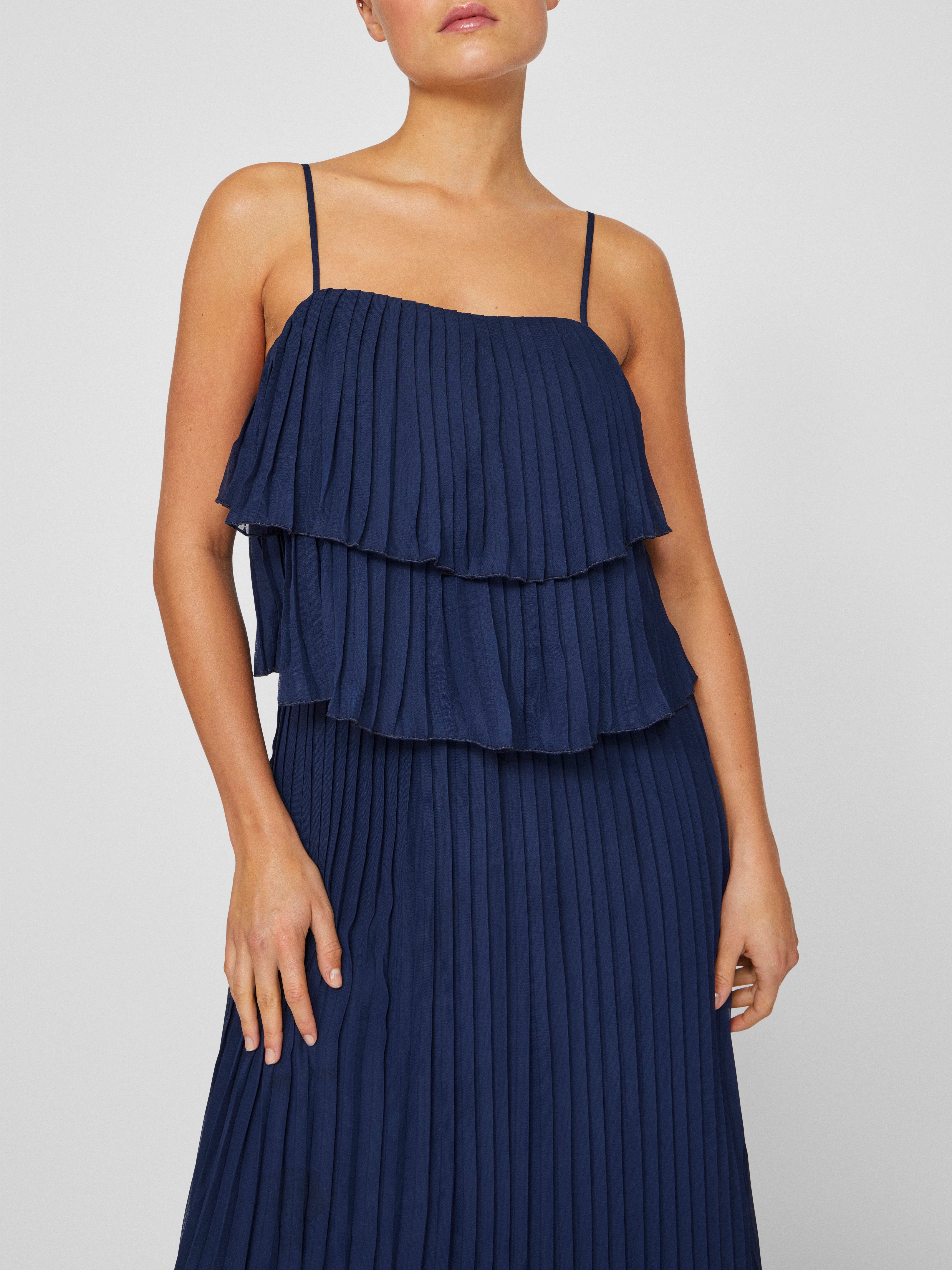 Vila Trägerkleid VICHIFFON SINGLET PLEATS DRESS - NOOS Sommerkleid
